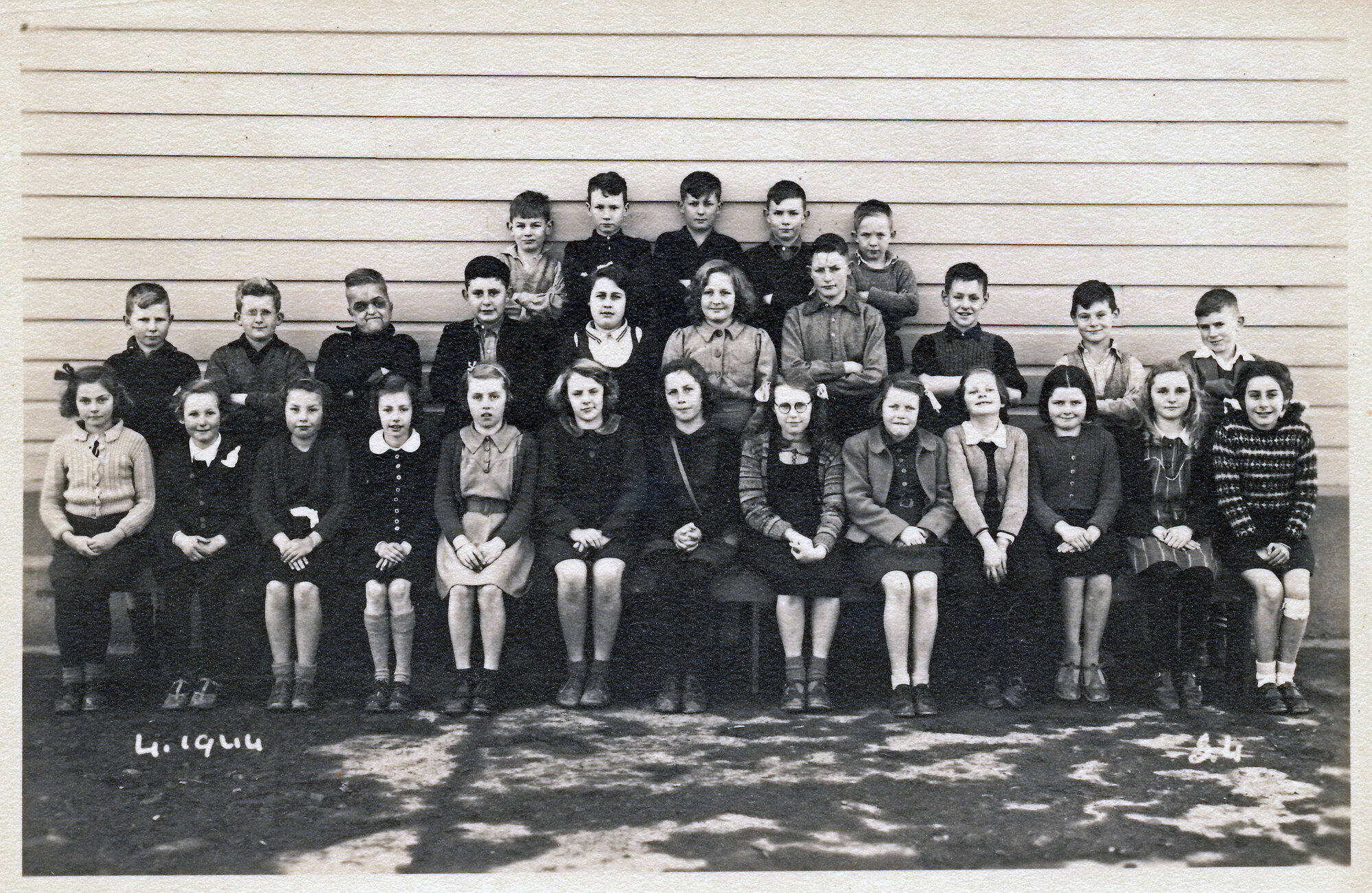 Upper Hutt School, Standard 4; 1944
