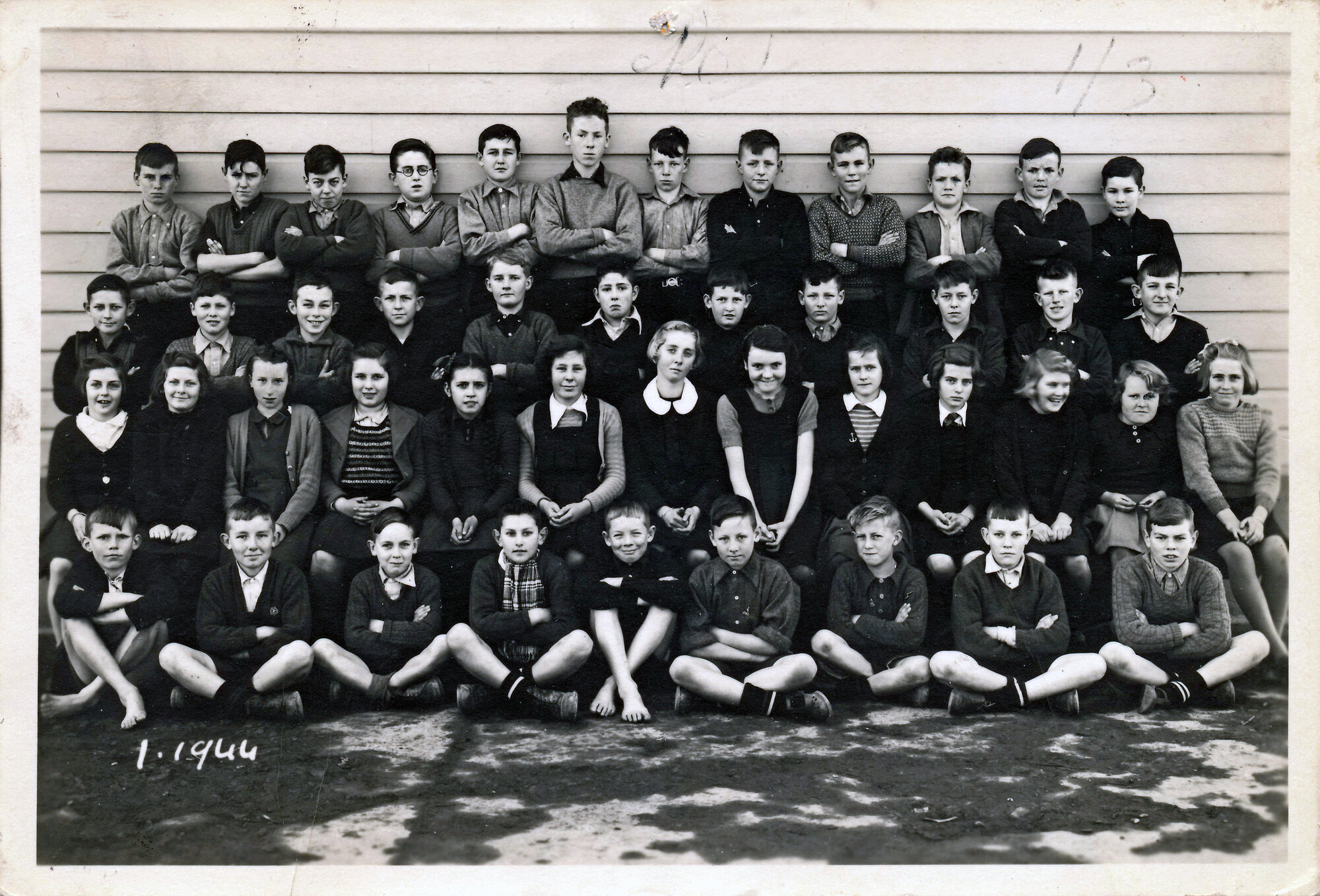 Upper Hutt School, unidentified class; 1944