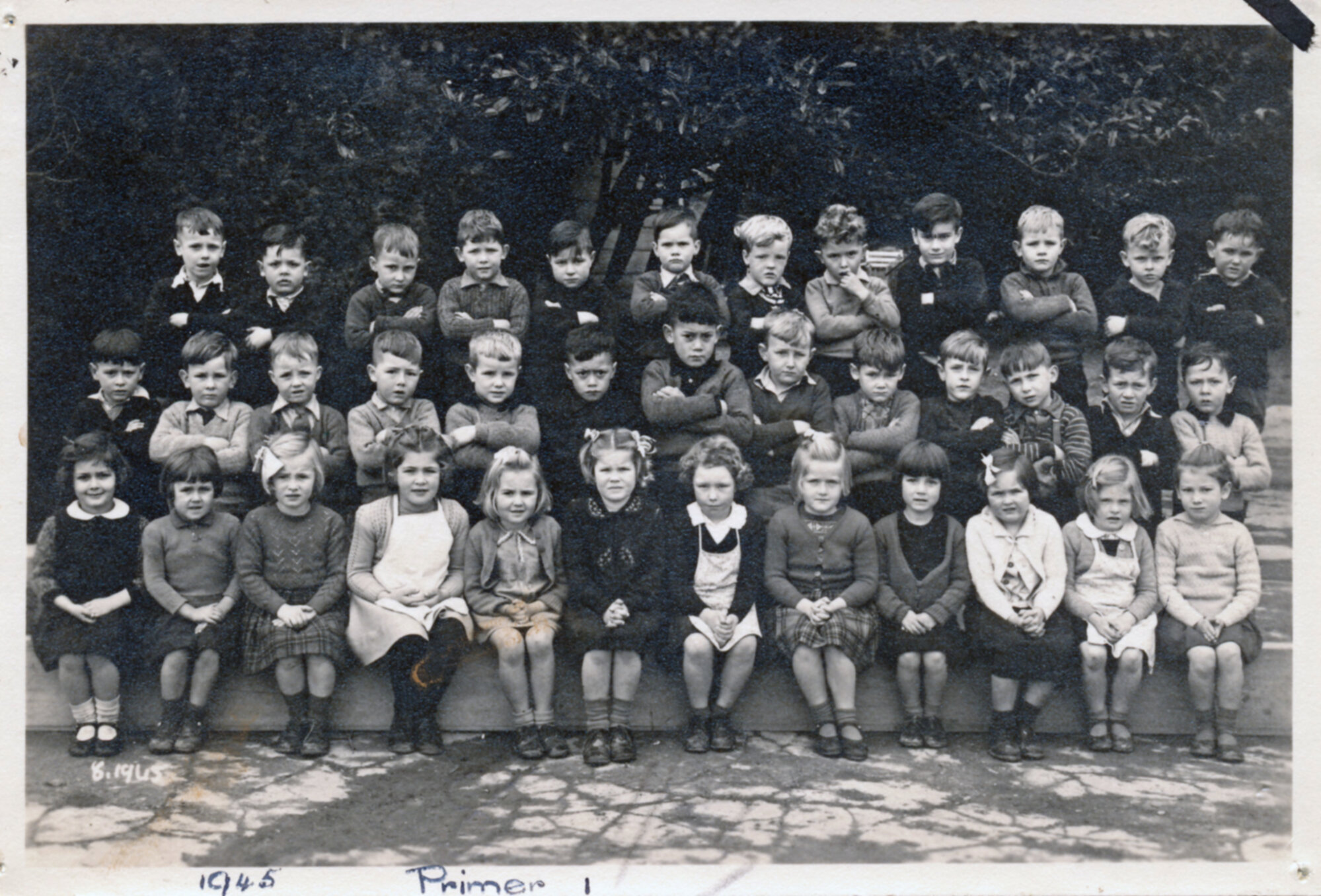 Upper Hutt School, Primer 1; 1945