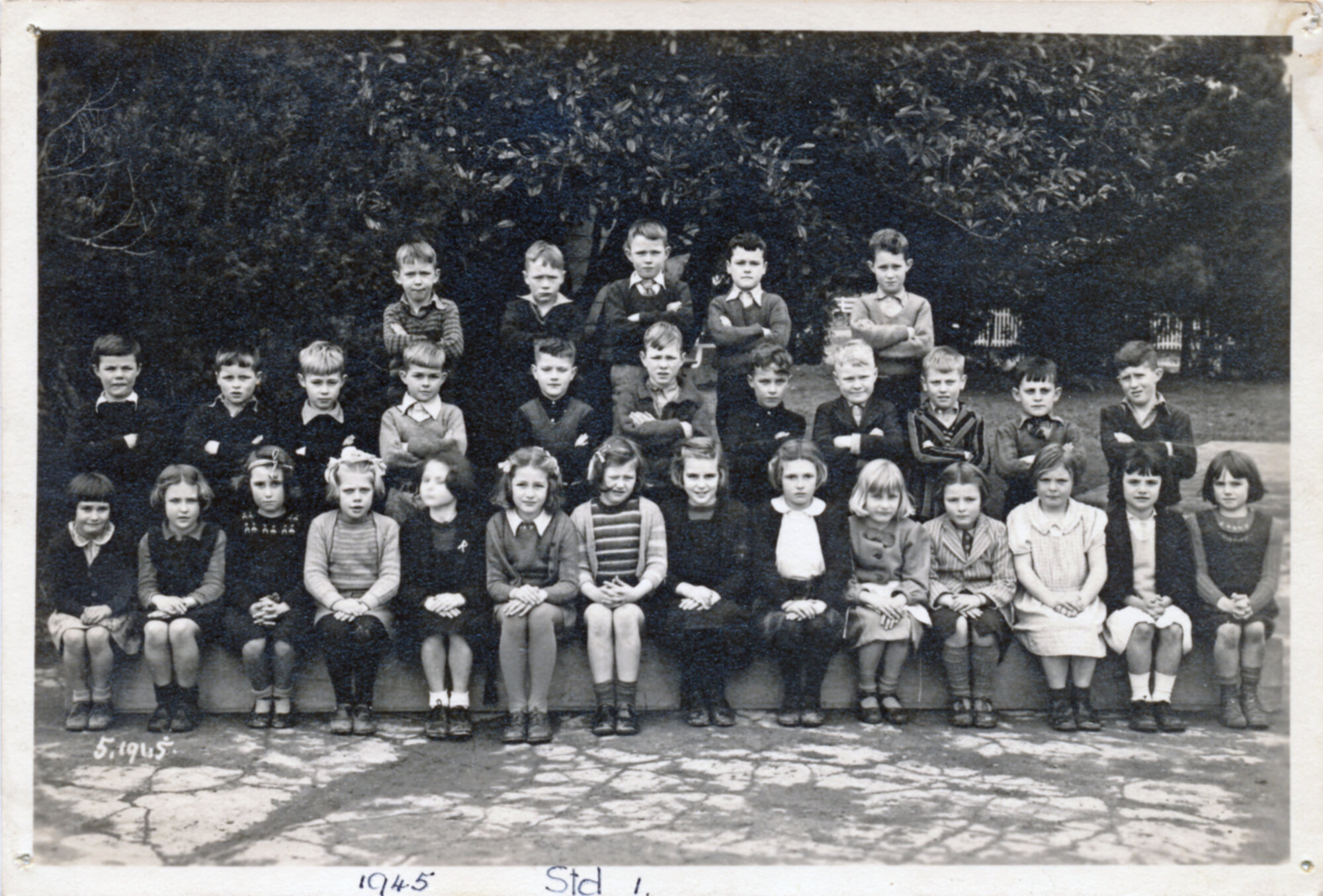Upper Hutt School, Standard 1; 1945