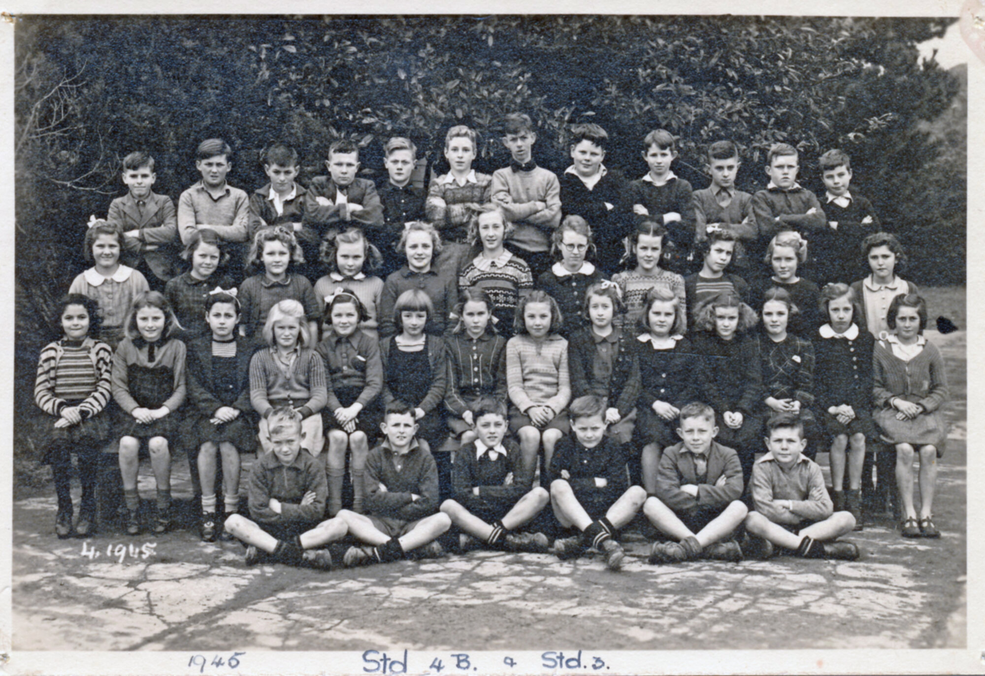 Upper Hutt School, Standard 3 and 4b; 1945