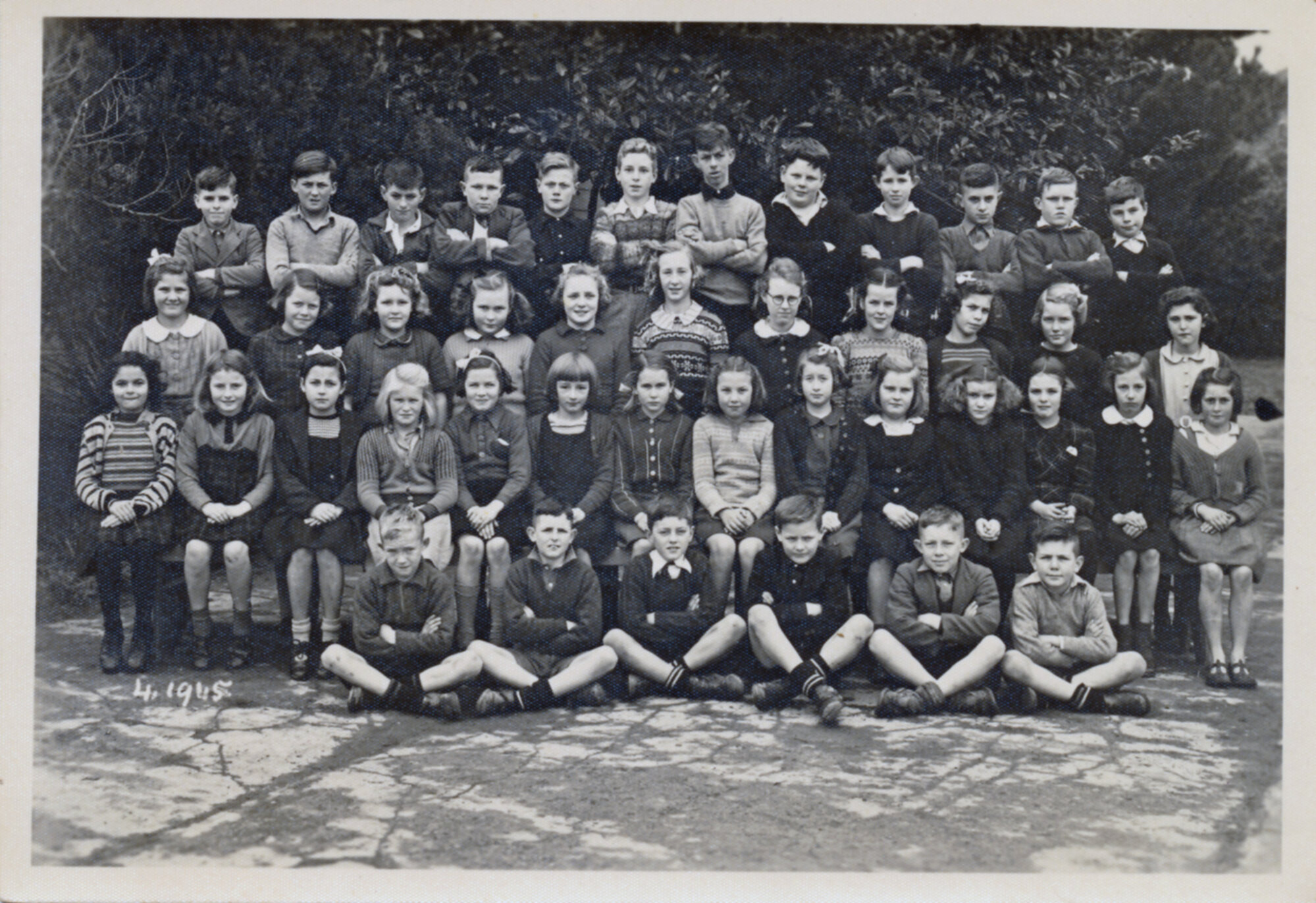 Upper Hutt School, unidentified class; 1945