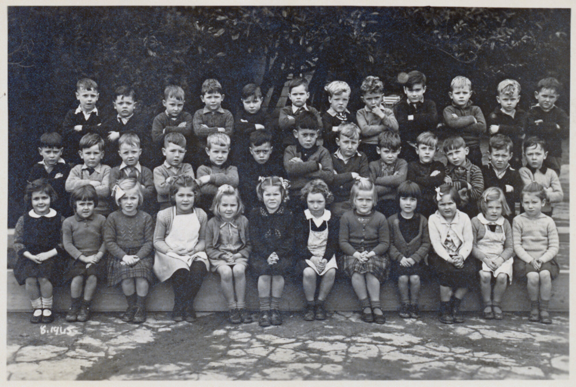 Upper Hutt School, unidentified class; 1945