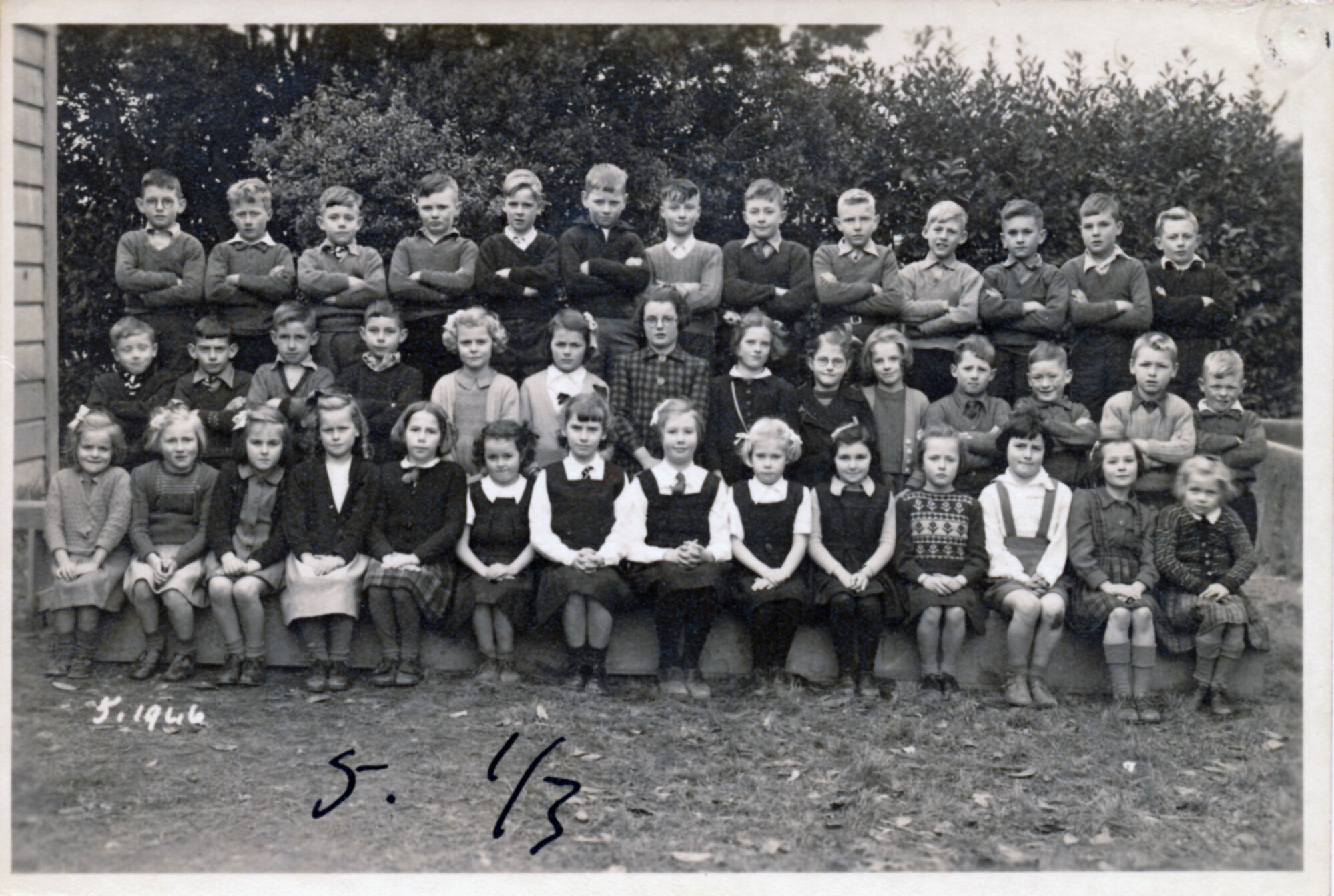 Upper Hutt School, unidentified class; 1946