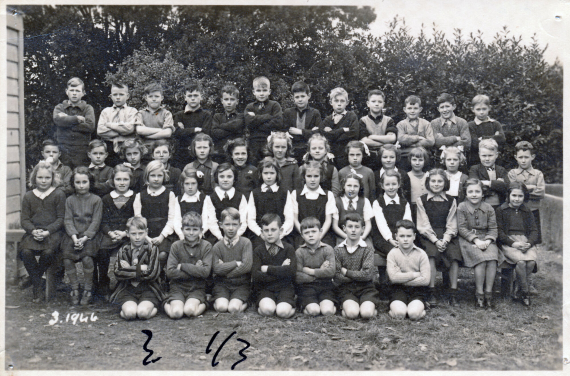 Upper Hutt School, unidentified class; 1946