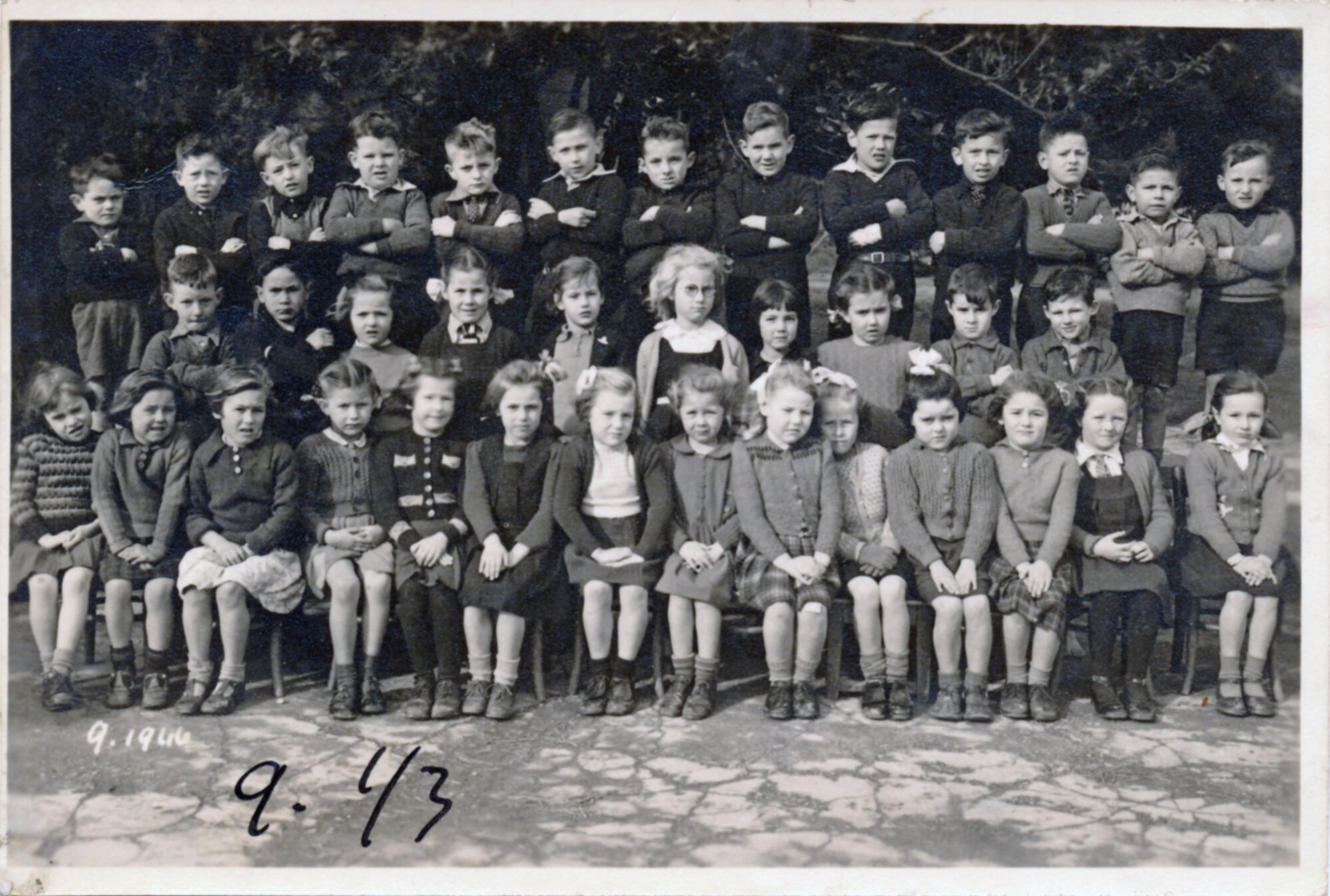 Upper Hutt School, unidentified class; 1946