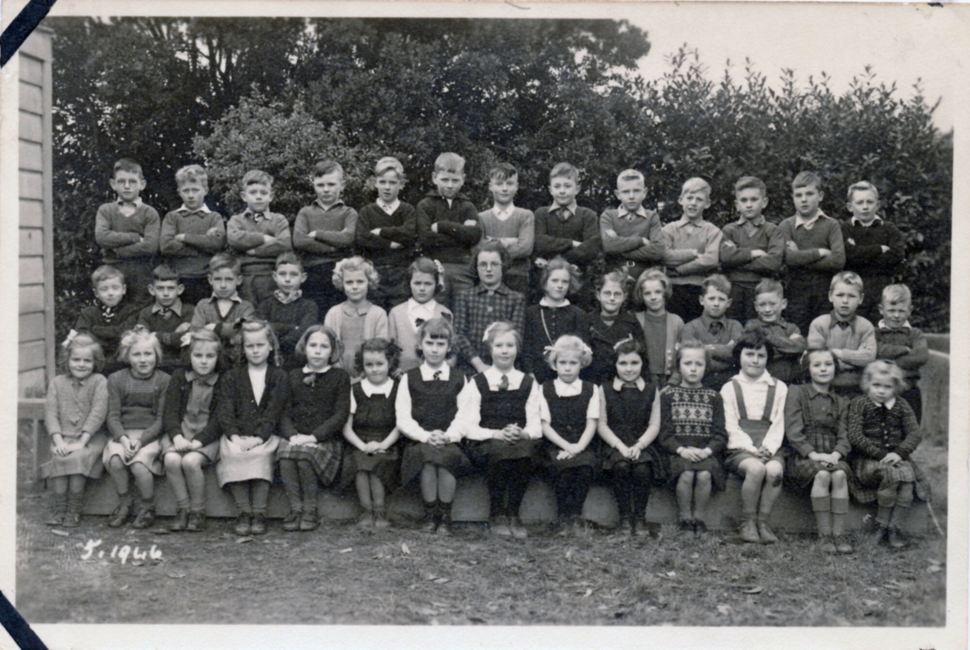 Upper Hutt School, unidentified class; 1946