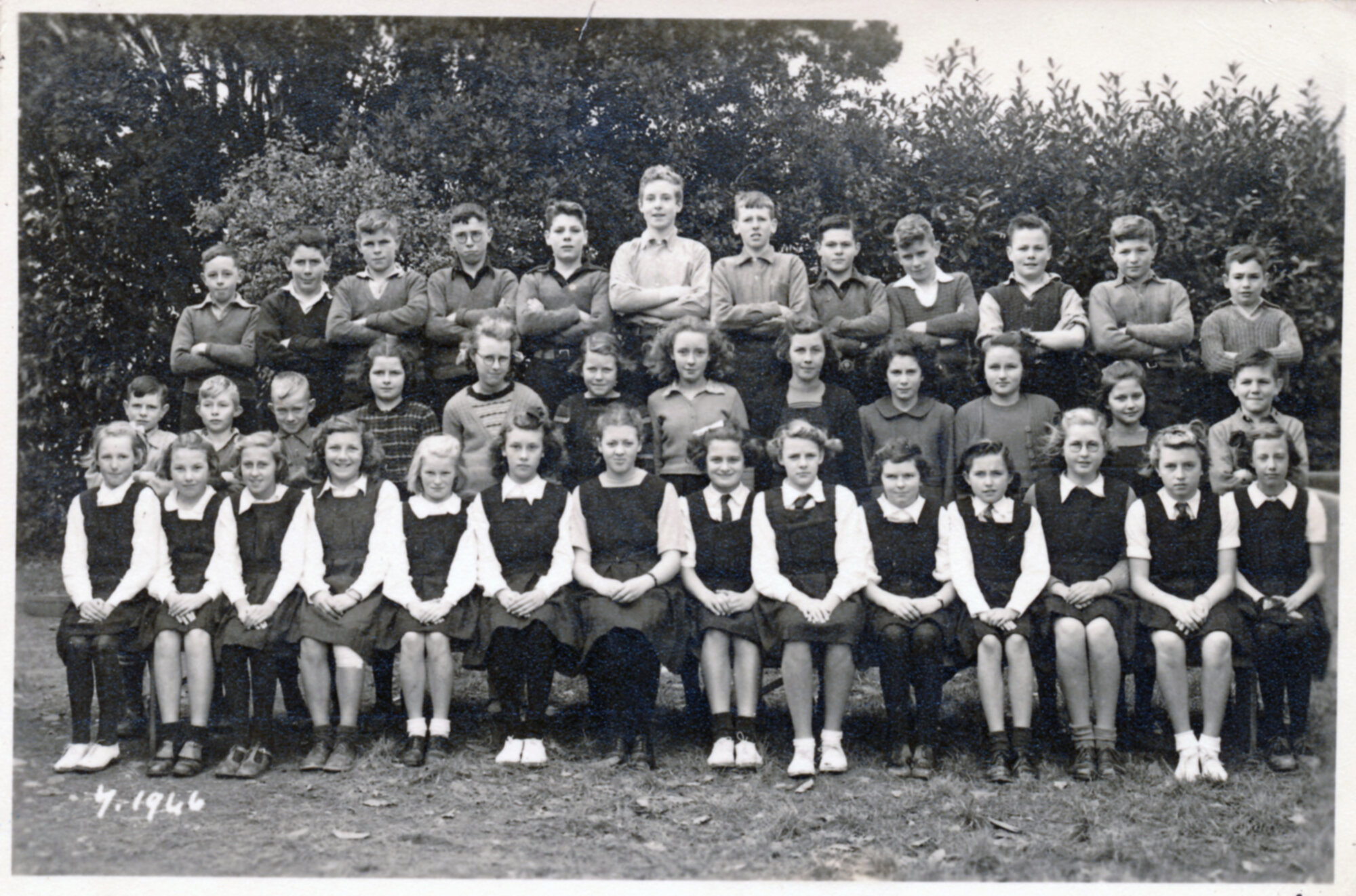 Upper Hutt School, unidentified class; 1946