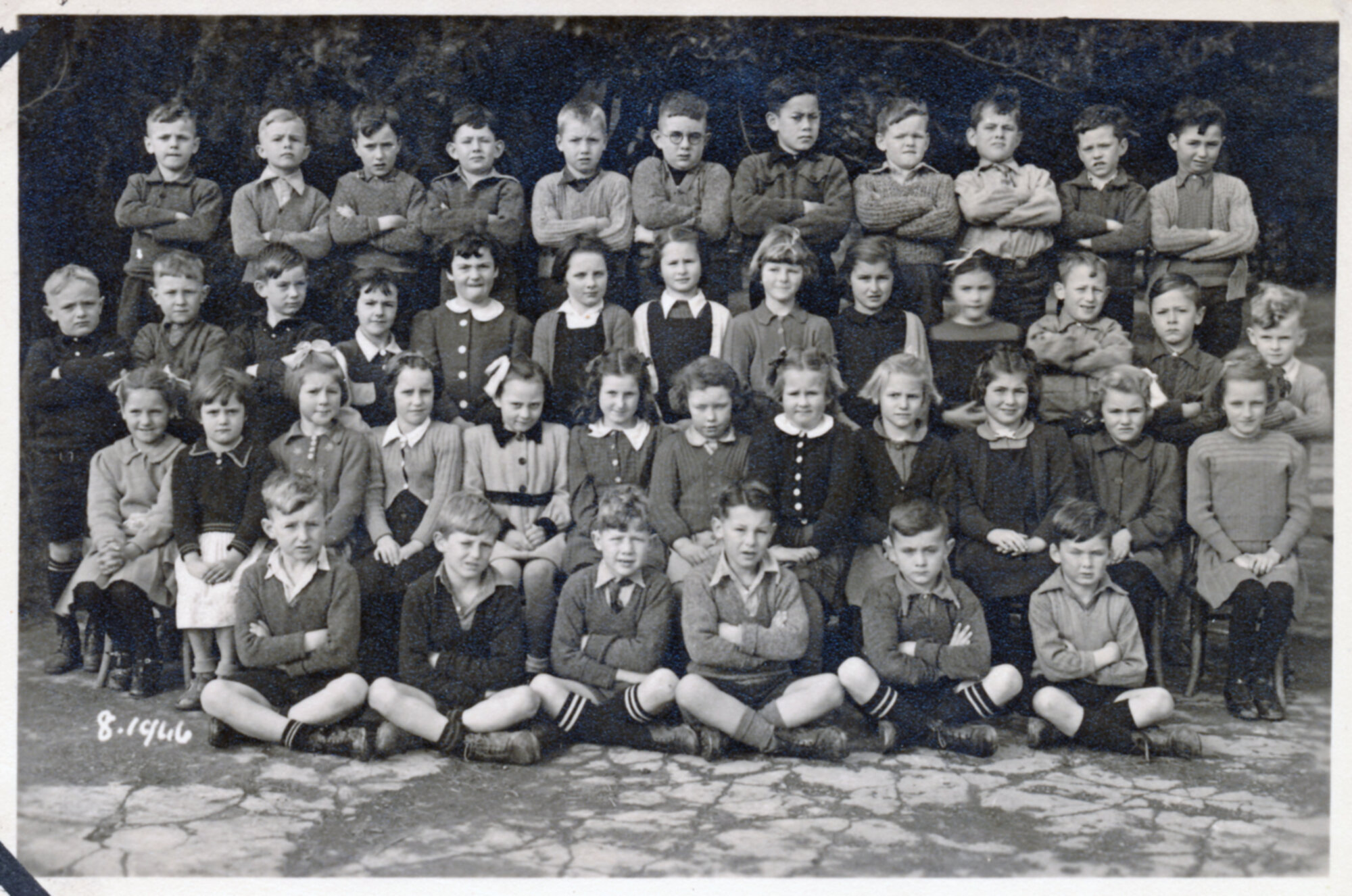 Upper Hutt School, unidentified class; 1946