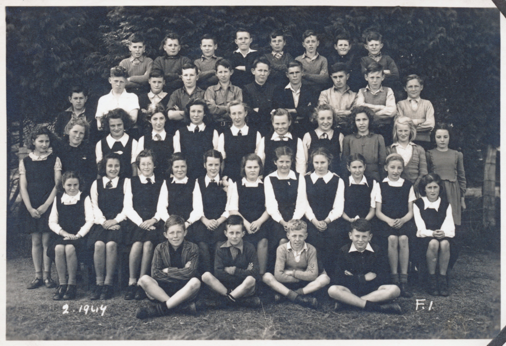 Upper Hutt School, Form 1; 1947