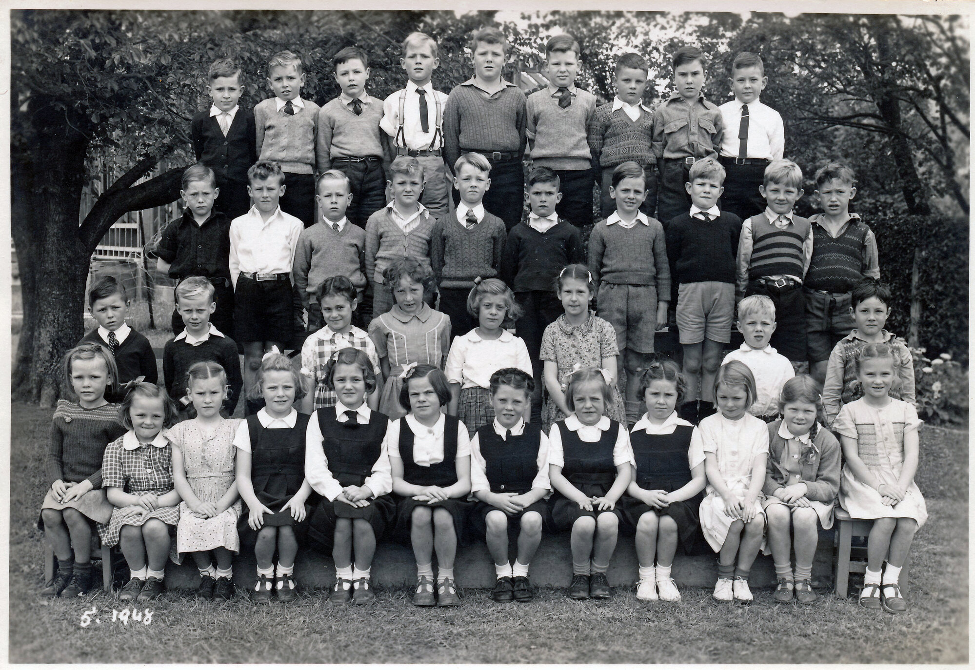 Upper Hutt School, unidentified class; 1948
