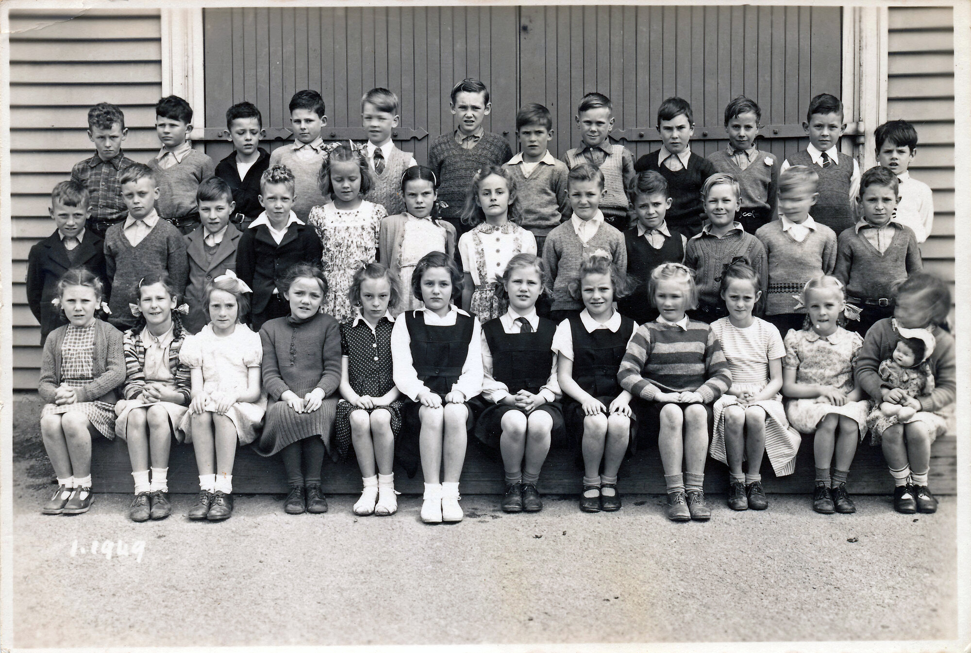 Upper Hutt School, unidentified class; 1949