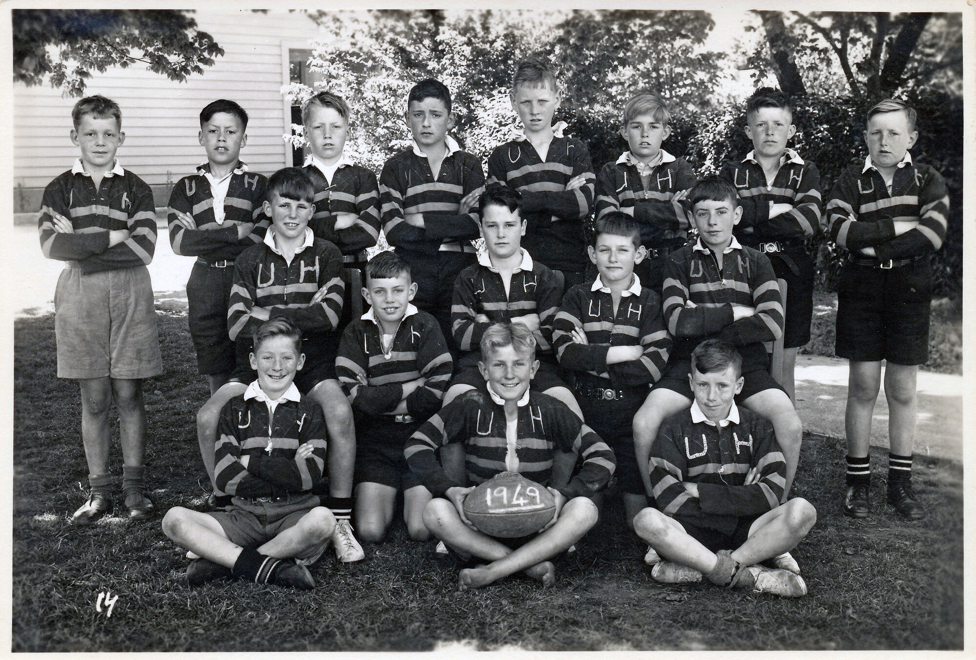 Upper Hutt School, unidentified rugby team; 1949