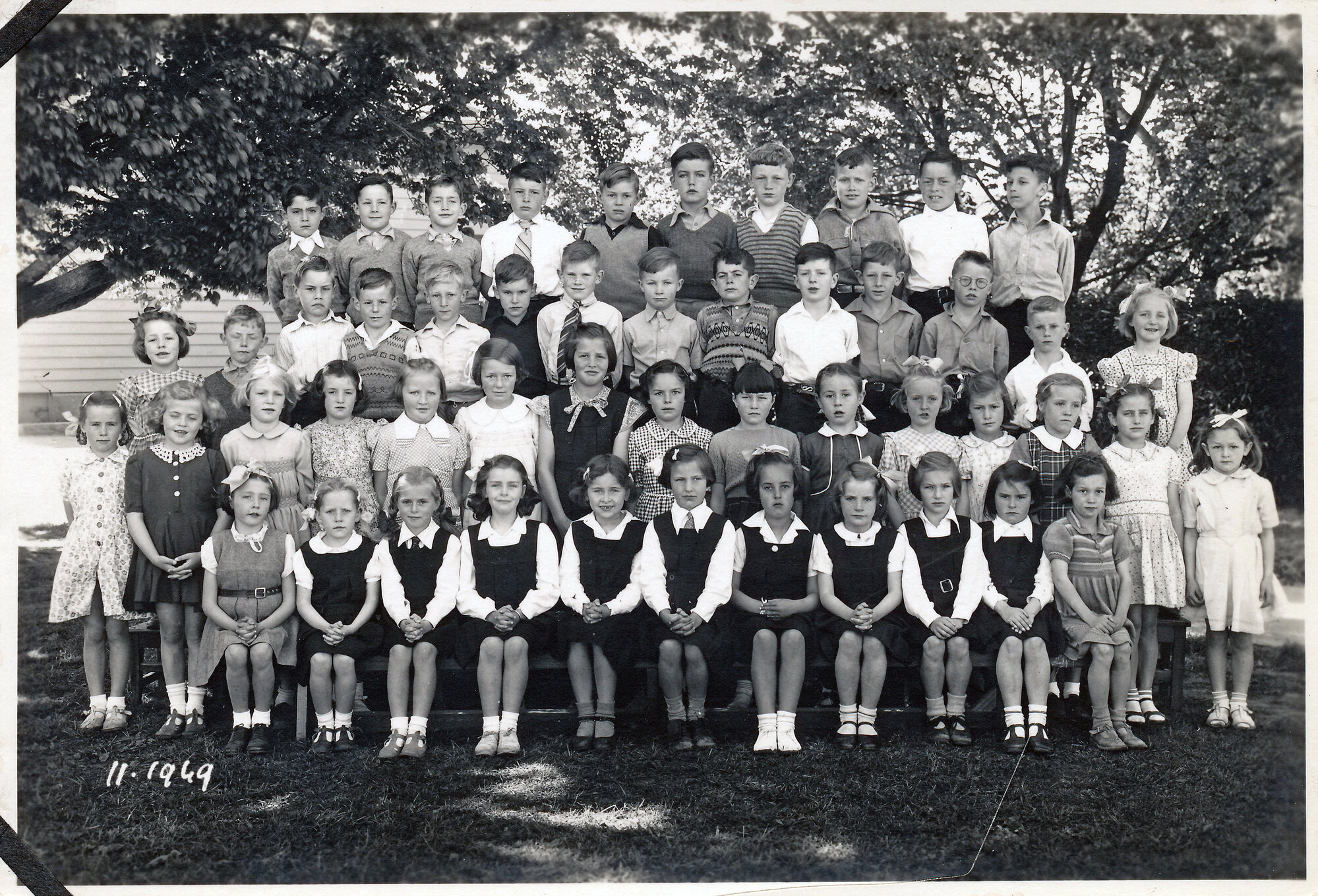Upper Hutt School, unidentified class; 1949