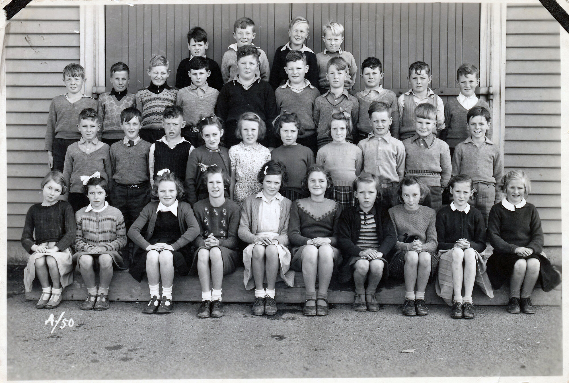 Upper Hutt School, unidentified class; 1950