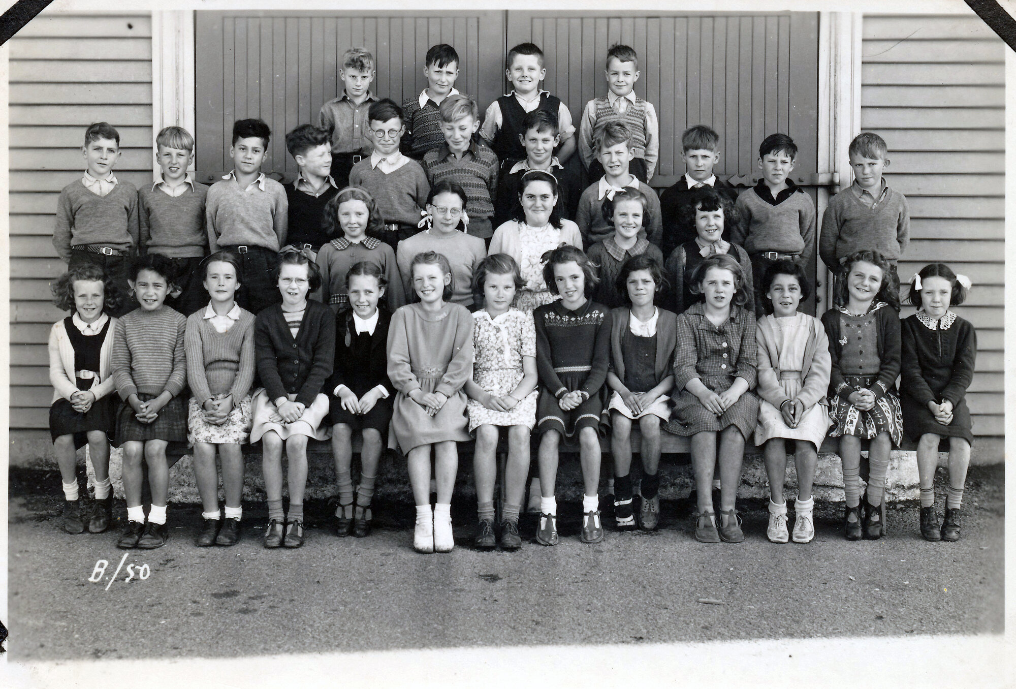 Upper Hutt School, unidentified class; 1950