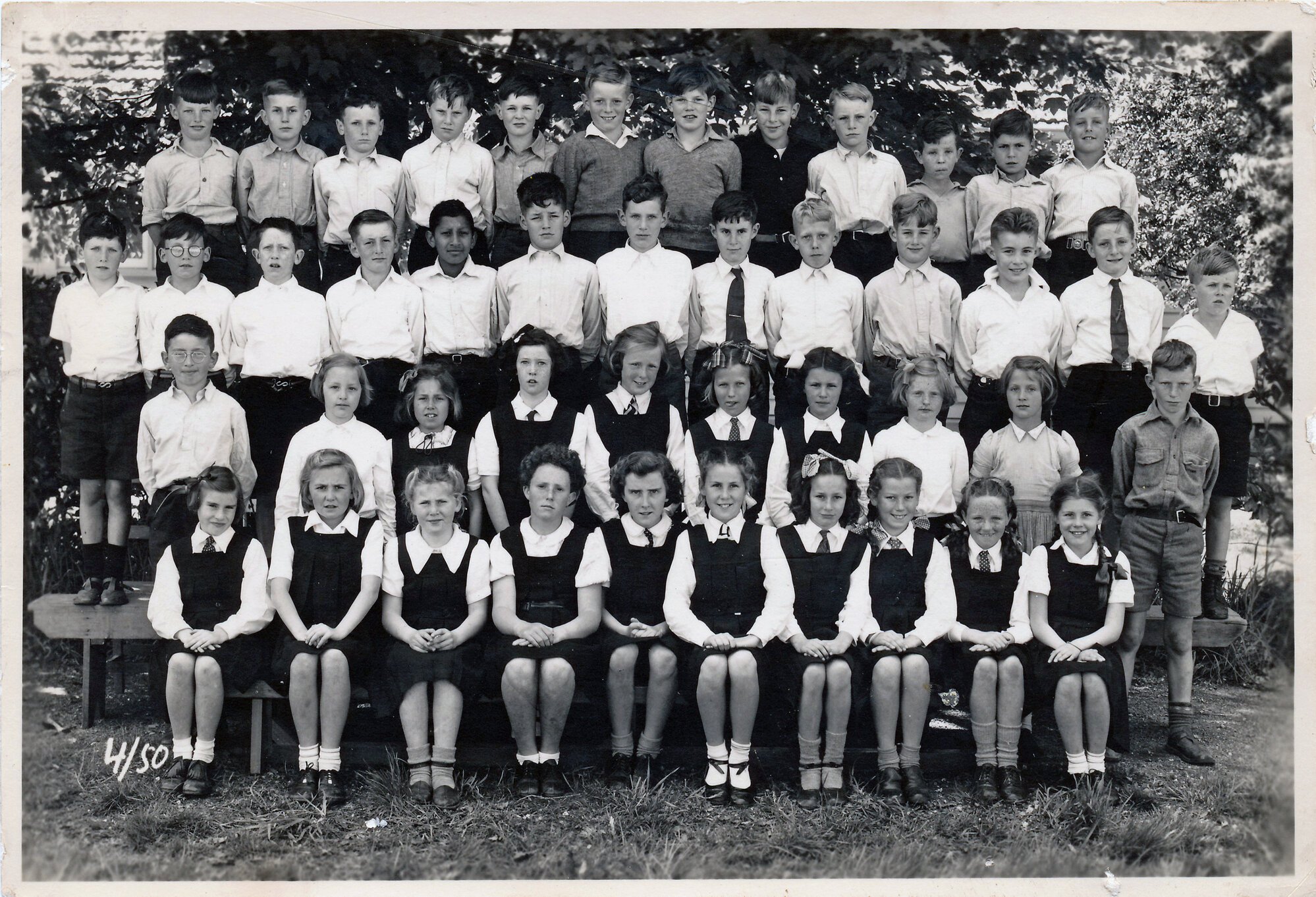 Upper Hutt School, unidentified class; 1950