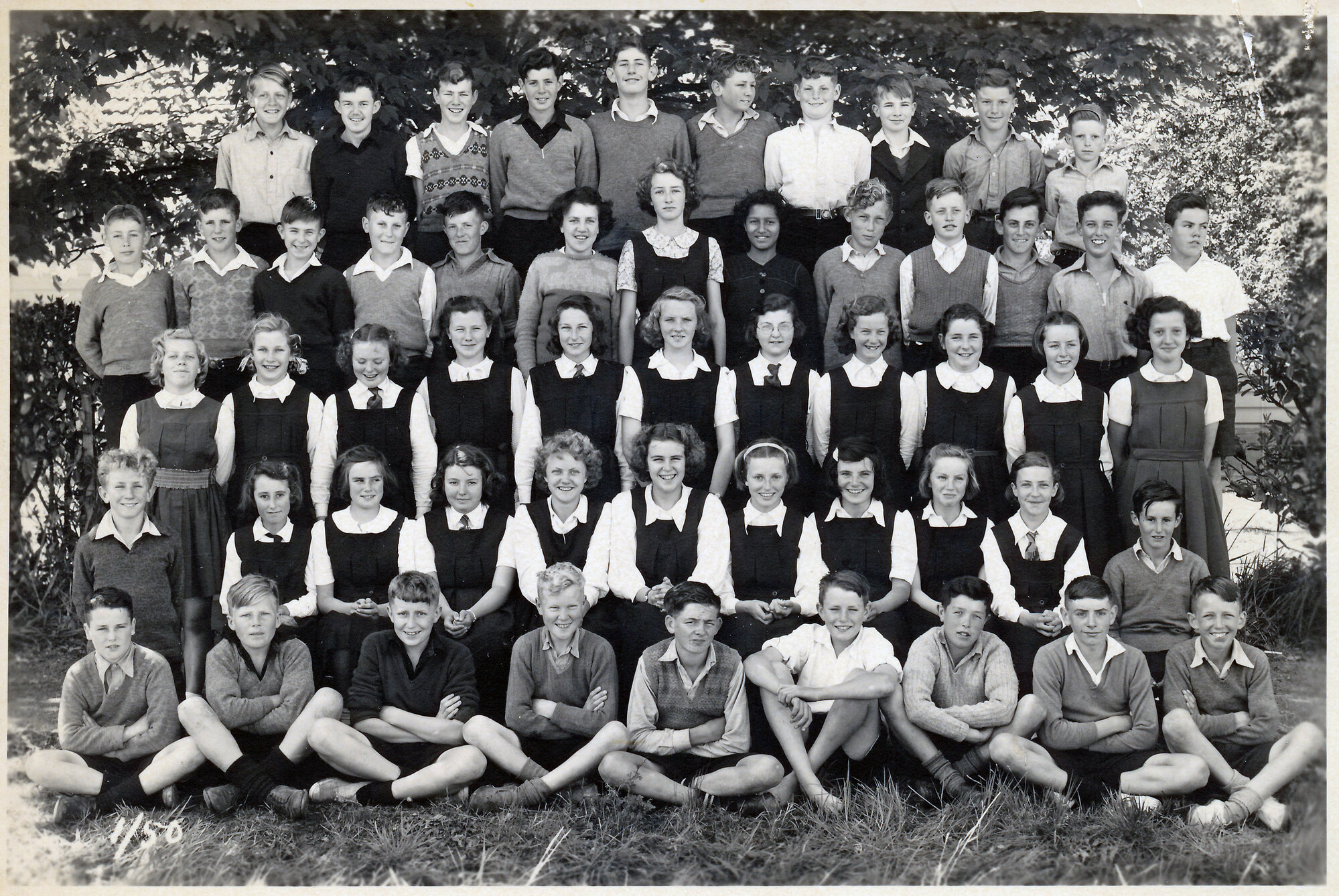Upper Hutt School, unidentified class; 1950