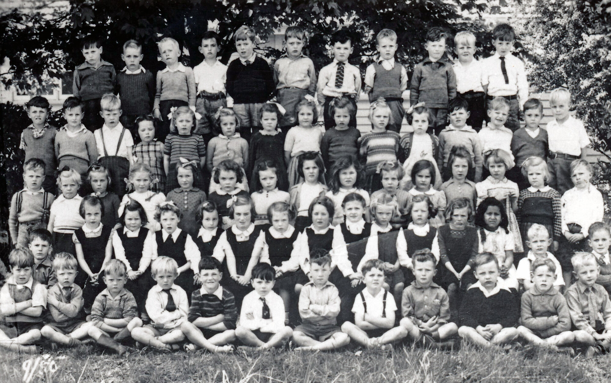 Upper Hutt School, unidentified class; 1950