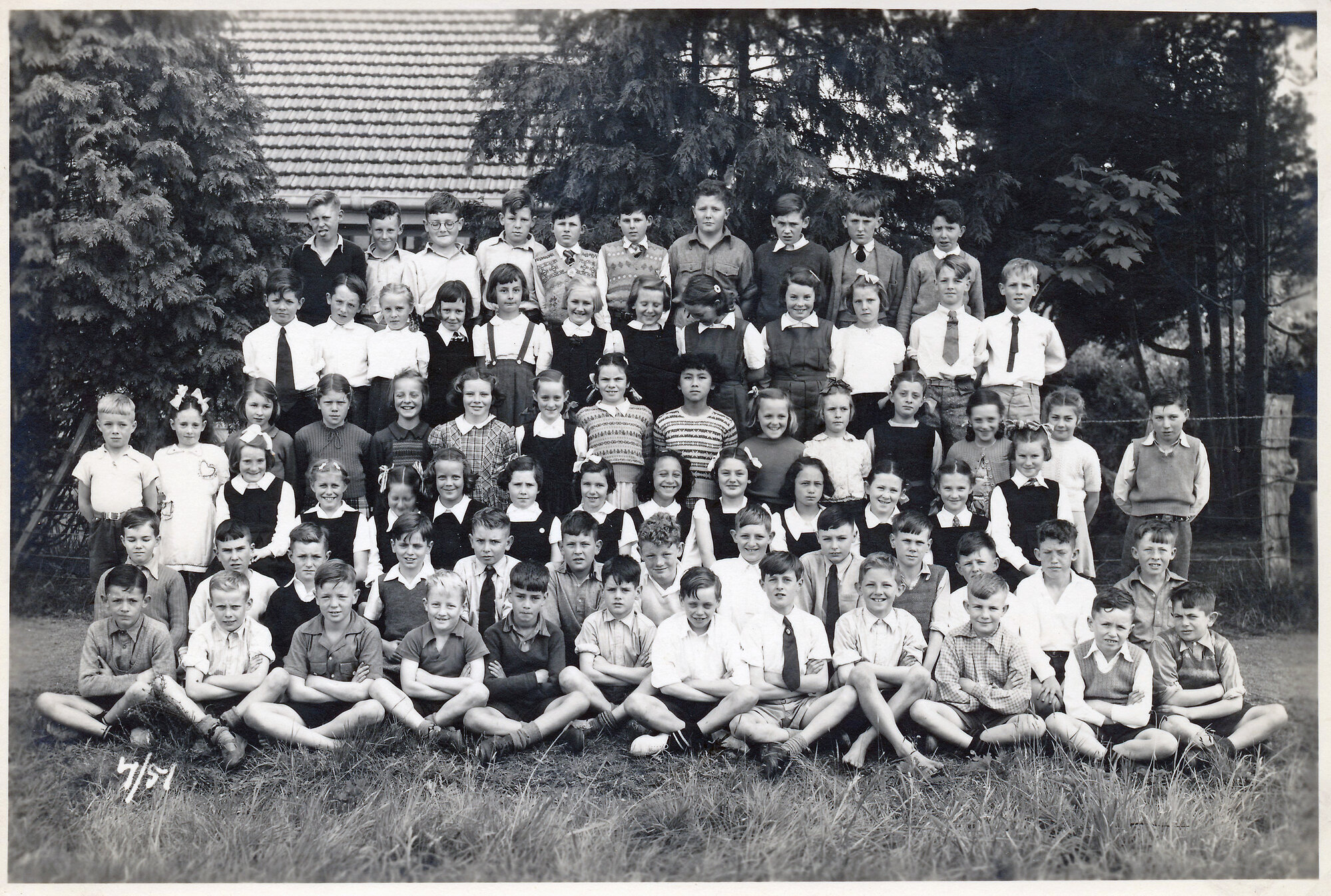 Upper Hutt School, Standard 3; 1951