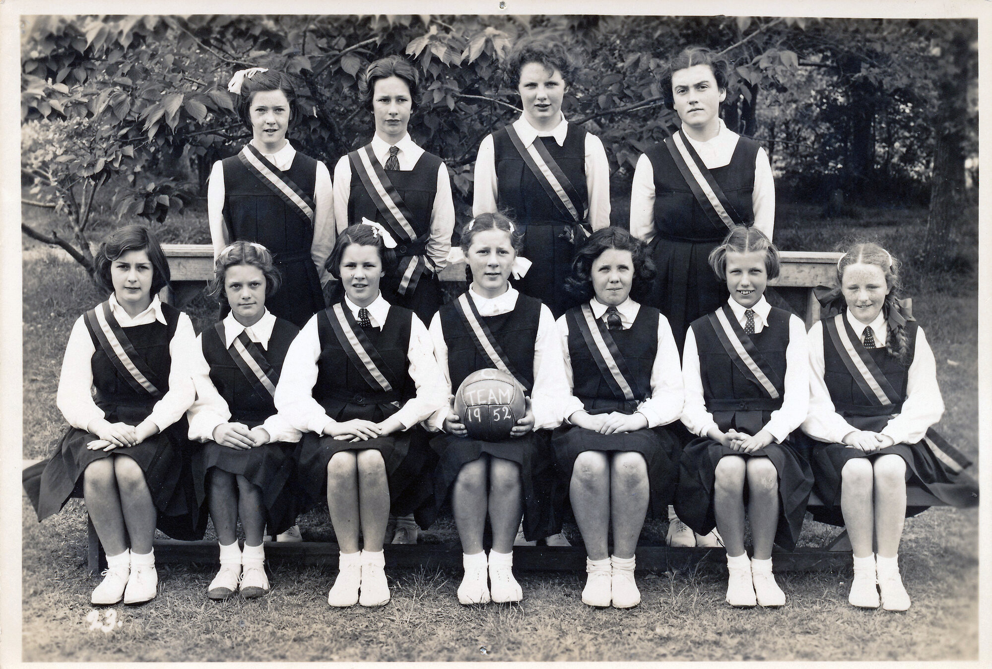Upper Hutt School, Netball Team C; 1952