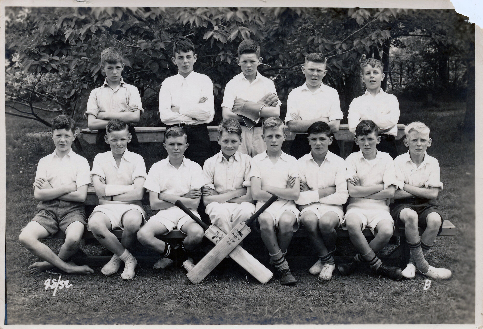 Upper Hutt School, unidentified cricket team; 1952