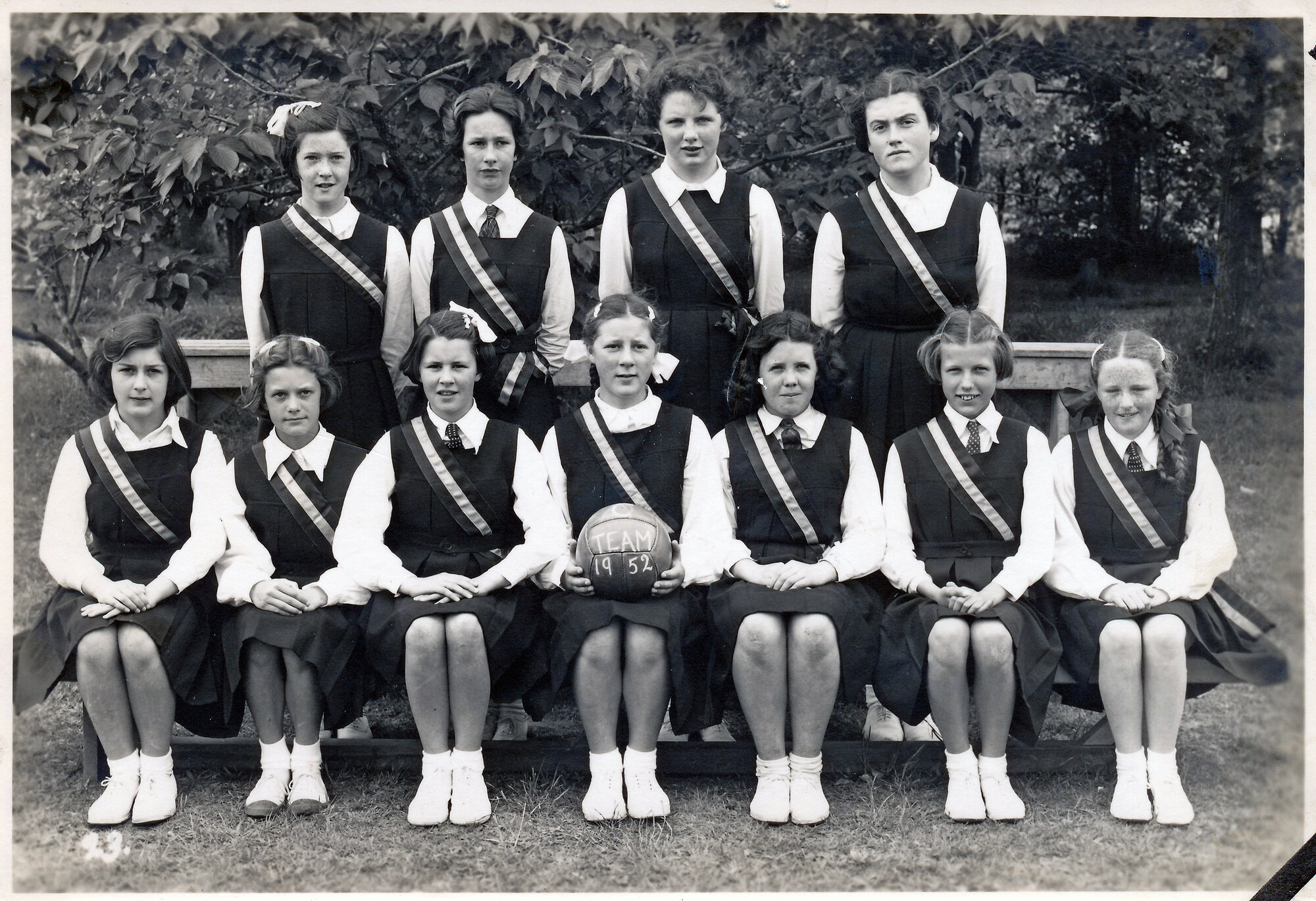 Upper Hutt School, Netball Team C; 1952