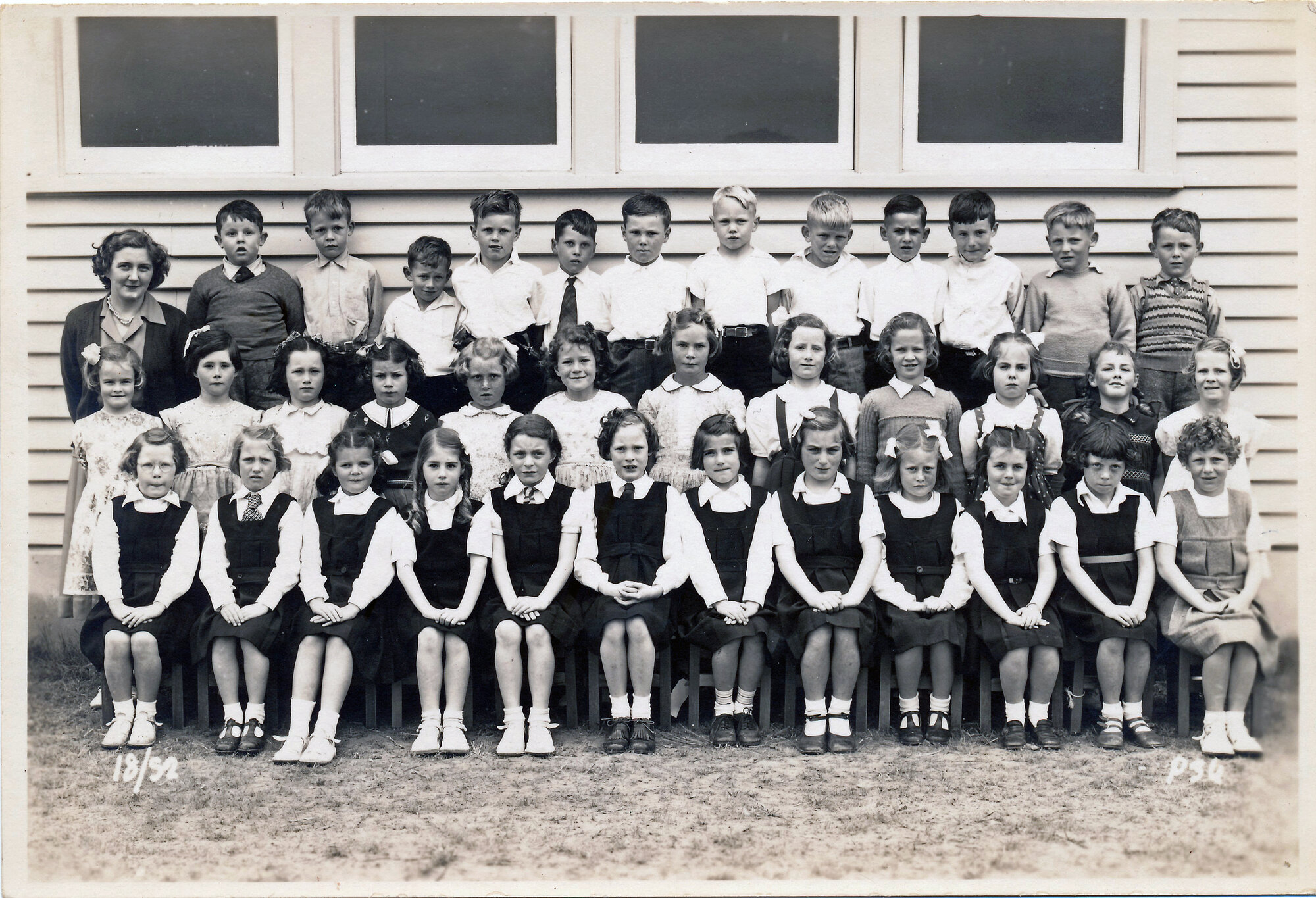 Upper Hutt School, unidentified class; 1952