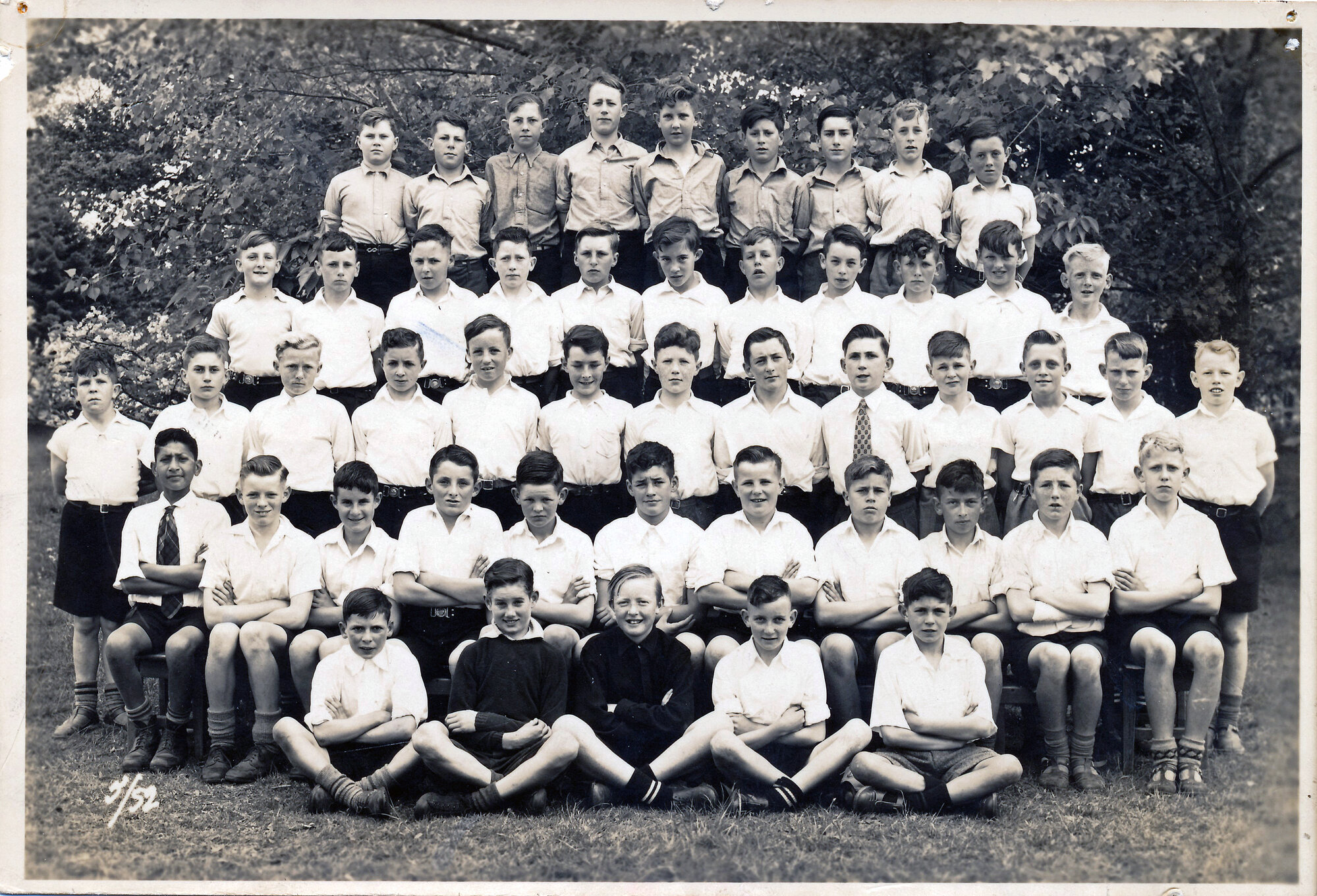 Upper Hutt School, unidentified class; 1952