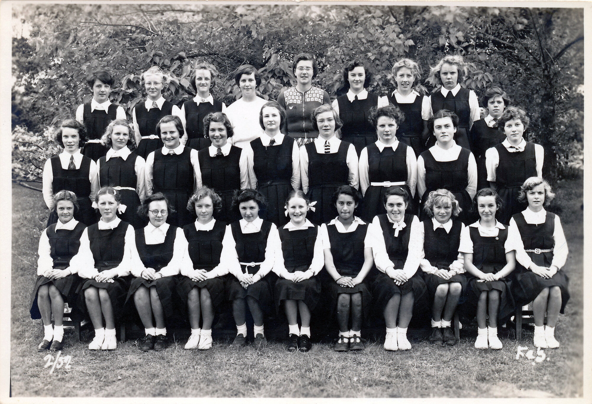 Upper Hutt School, Form 2(?); 1952