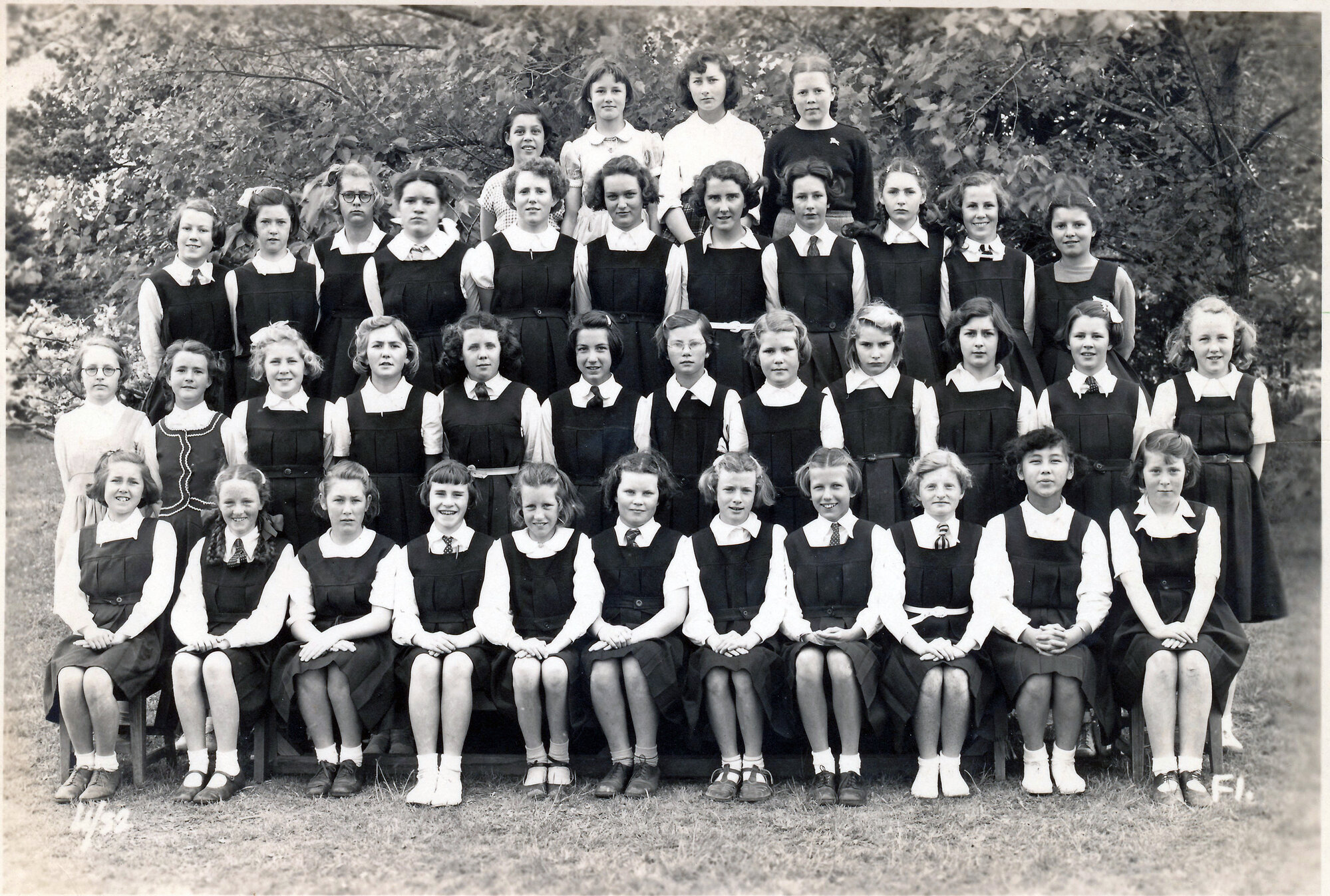 Upper Hutt School, Form 1; 1952