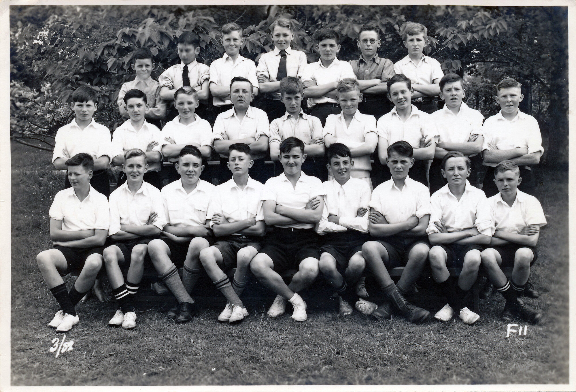 Upper Hutt School, Form 2; 1952