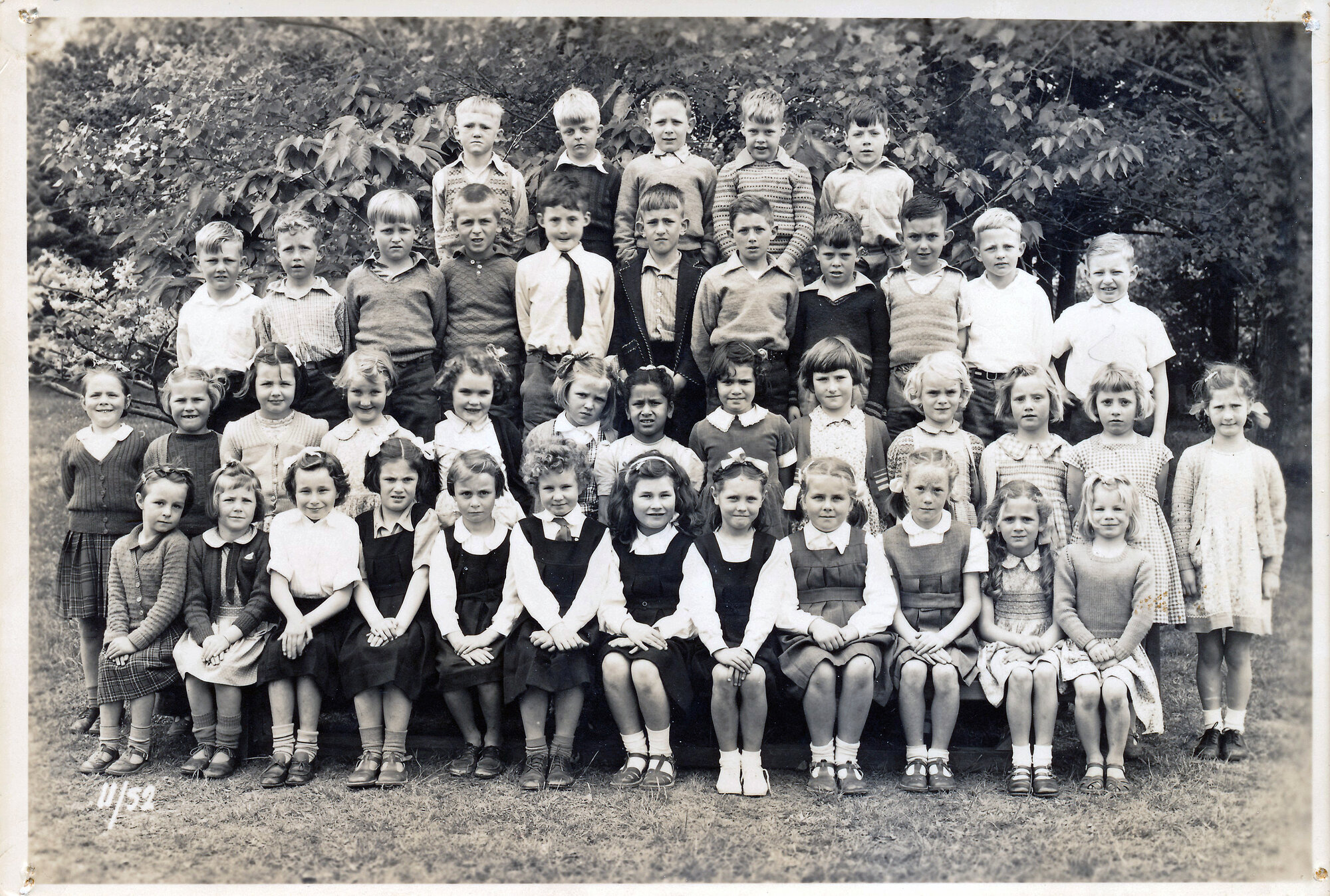 Upper Hutt School, unidentified class; 1952