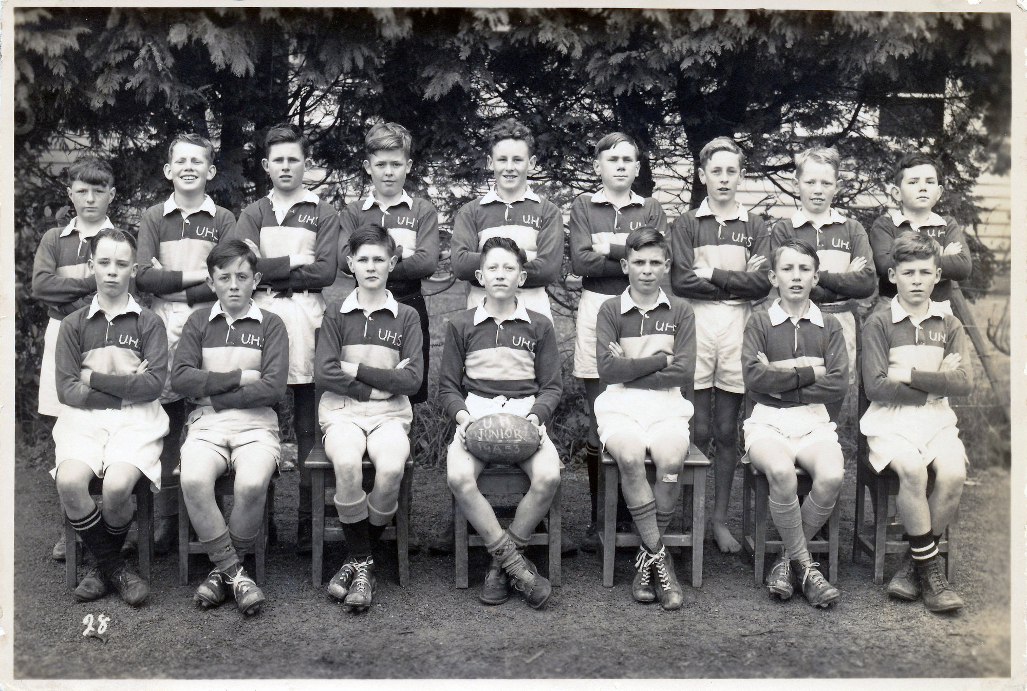 Upper Hutt School, Rugby Juniors Team B; 1953