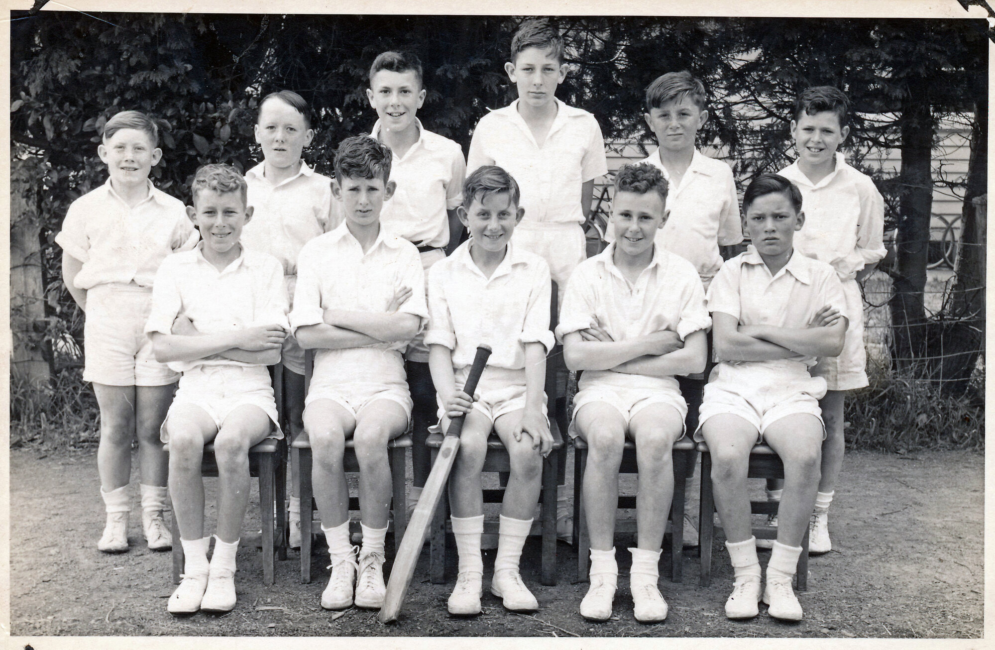 Upper Hutt School, unidentified cricket team; 1953