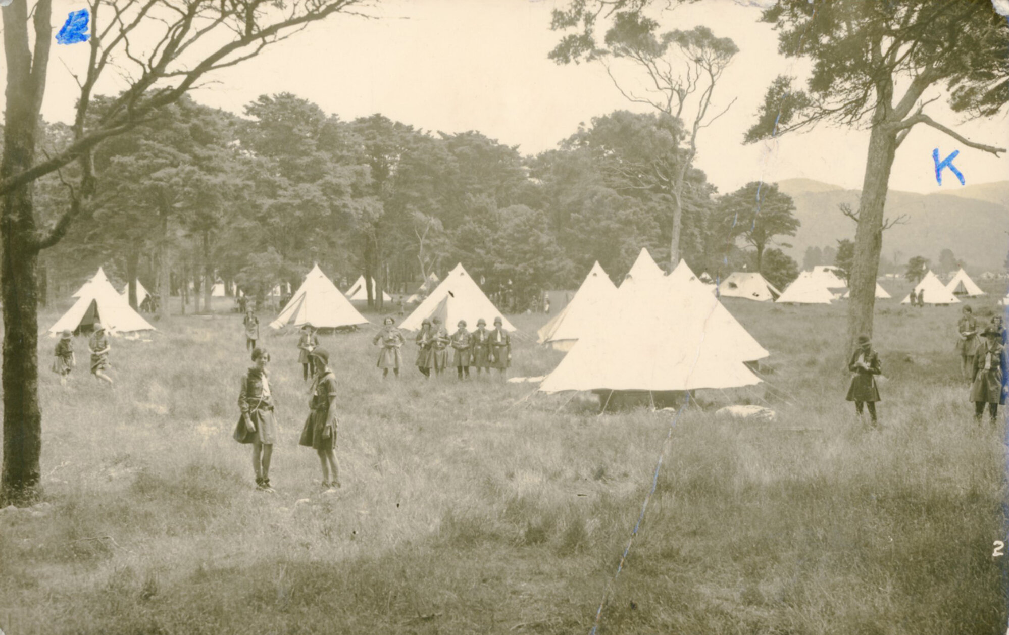 Girl Guide Dominion Camp; Trentham, Upper Hutt; 1930