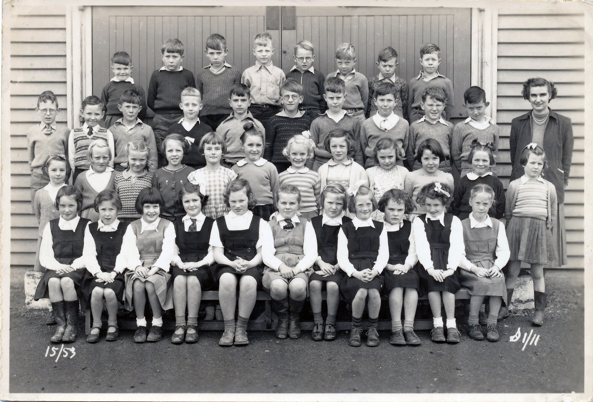 Upper Hutt School, Standard 1 and 2; 1953