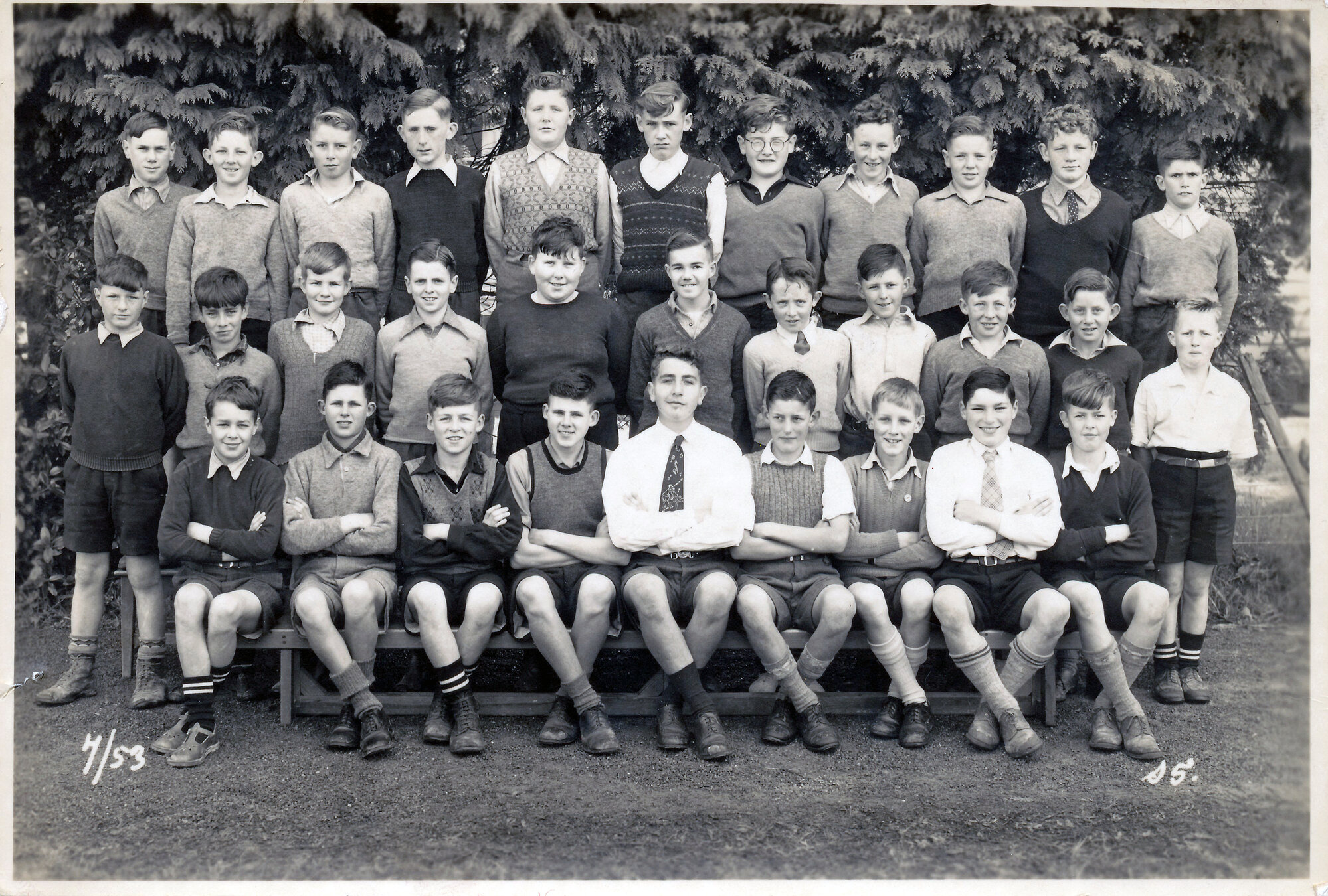 Upper Hutt School, Standard 5; 1953