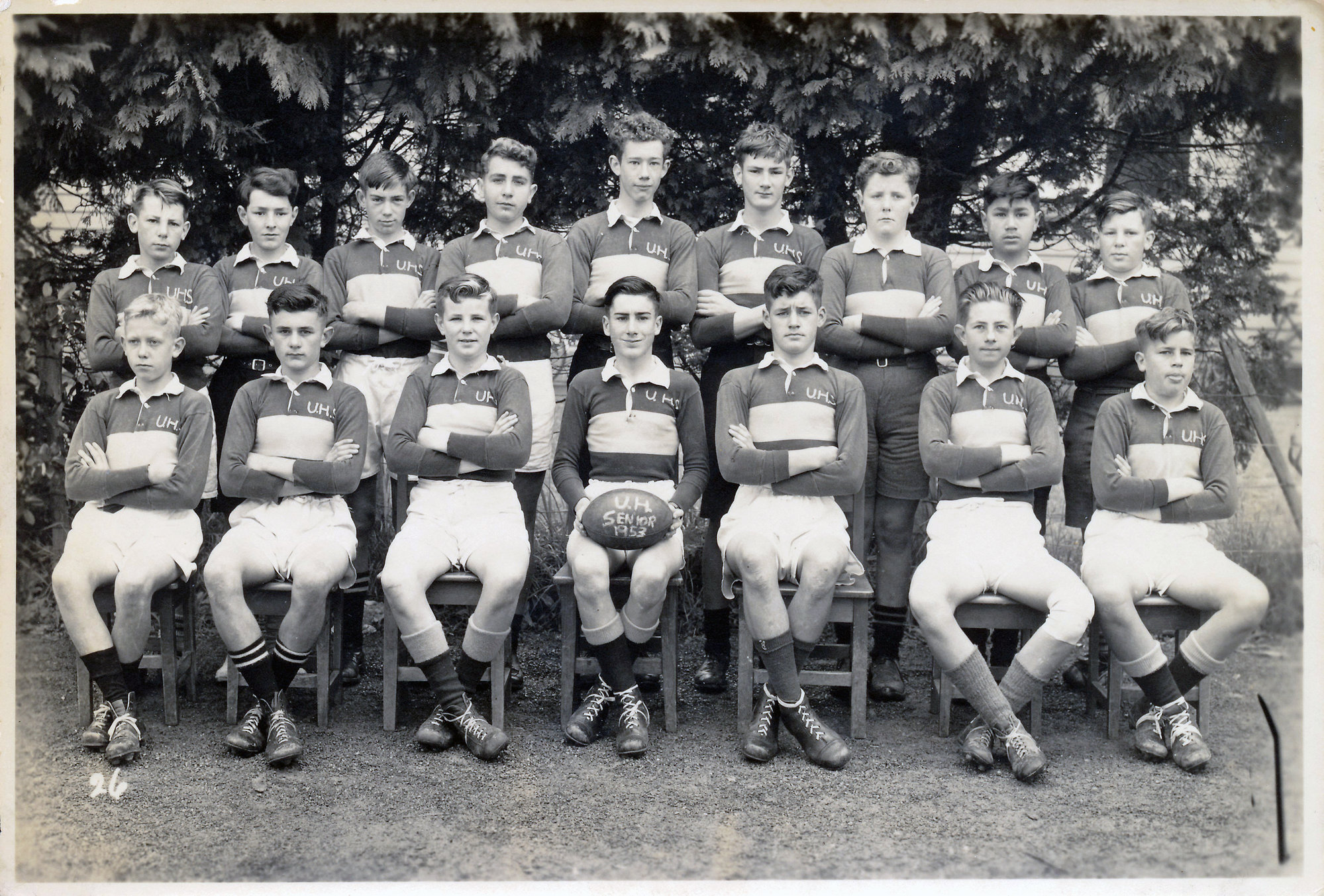 Upper Hutt School, Rugby Seniors Team; 1953