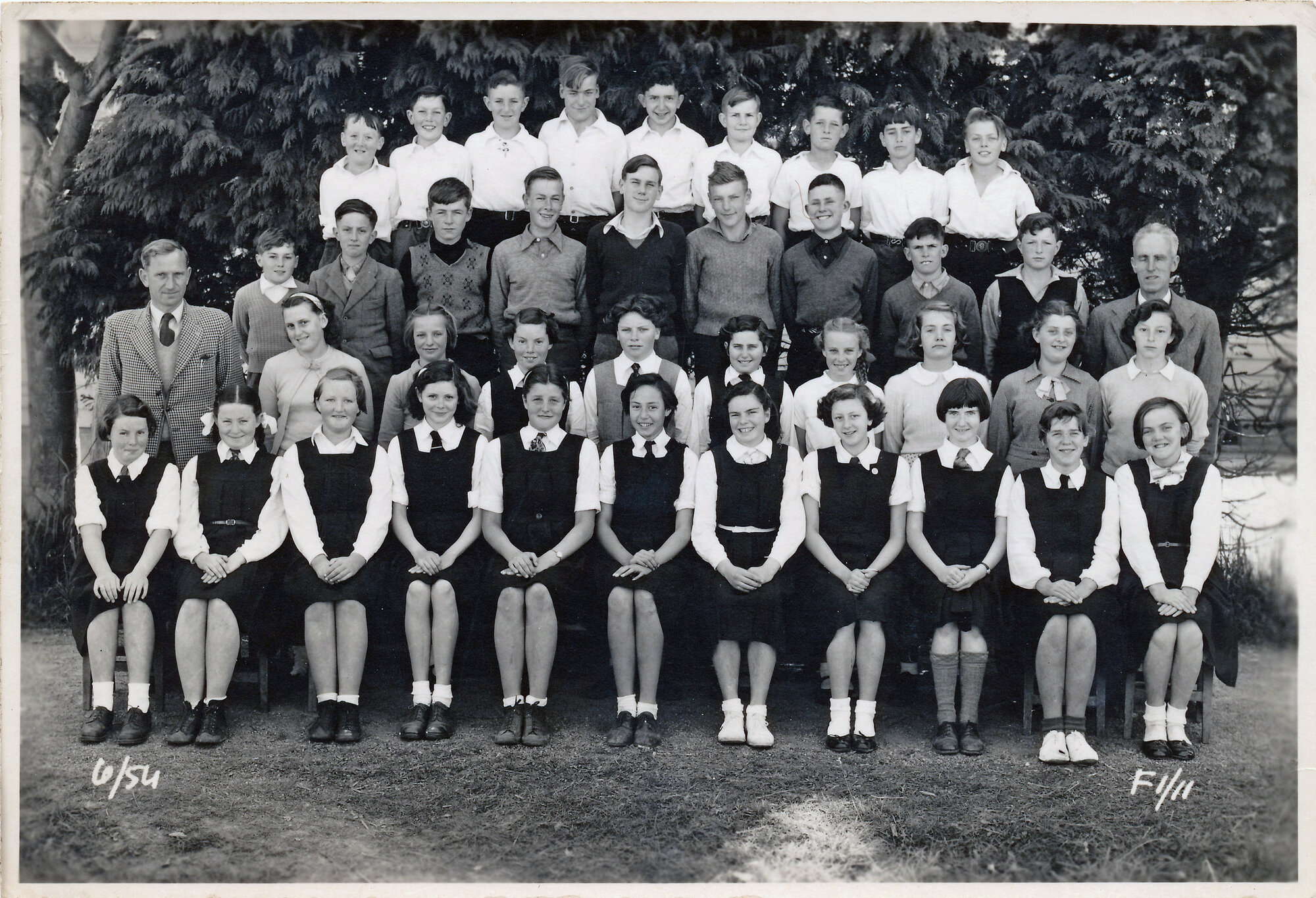 Upper Hutt School, Form 1 and 2; 1954