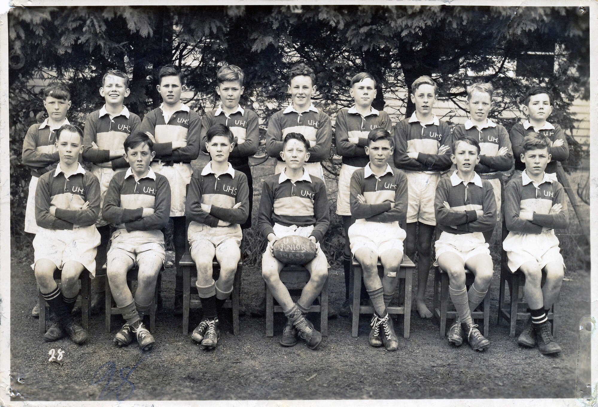 Upper Hutt School, Rugby Juniors; 1954