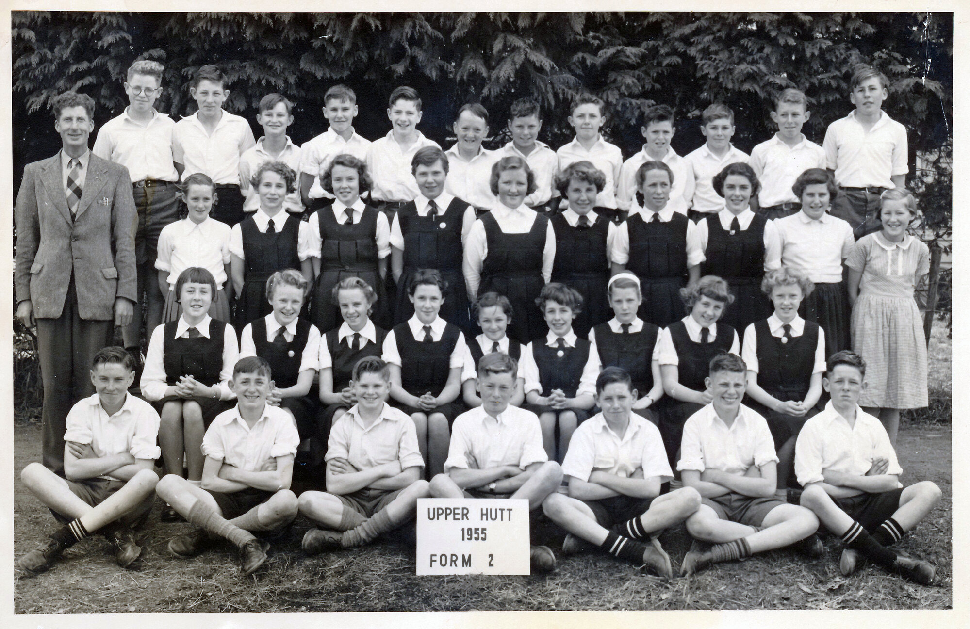 Upper Hutt School, Form 2; 1955