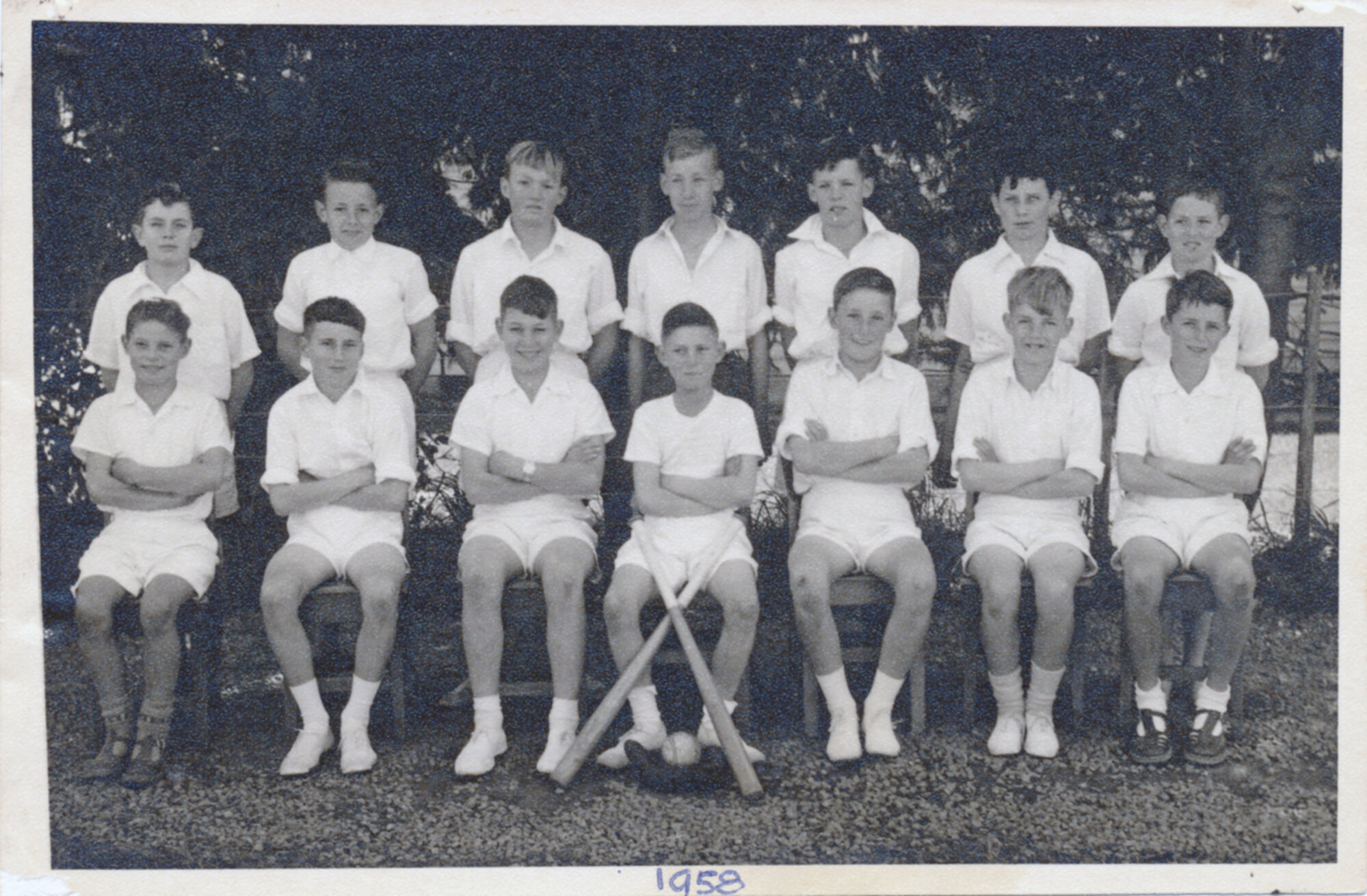 Upper Hutt School, boys' softball team; 1958