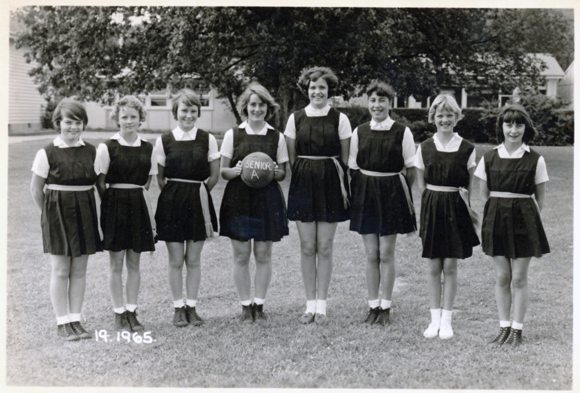 Upper Hutt School, Netball Senior Team A; 1965