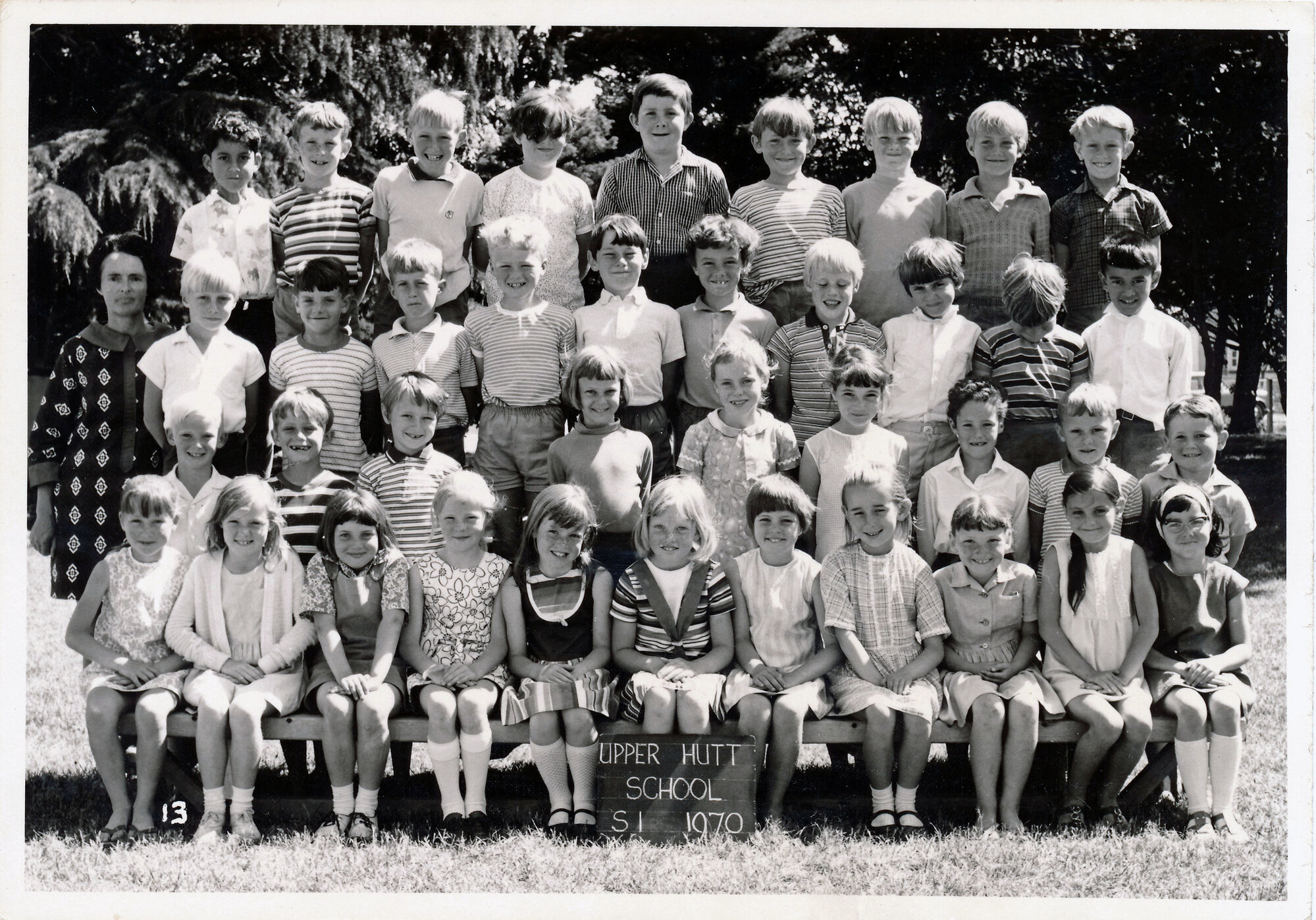 Upper Hutt School, Standard 1; 1970