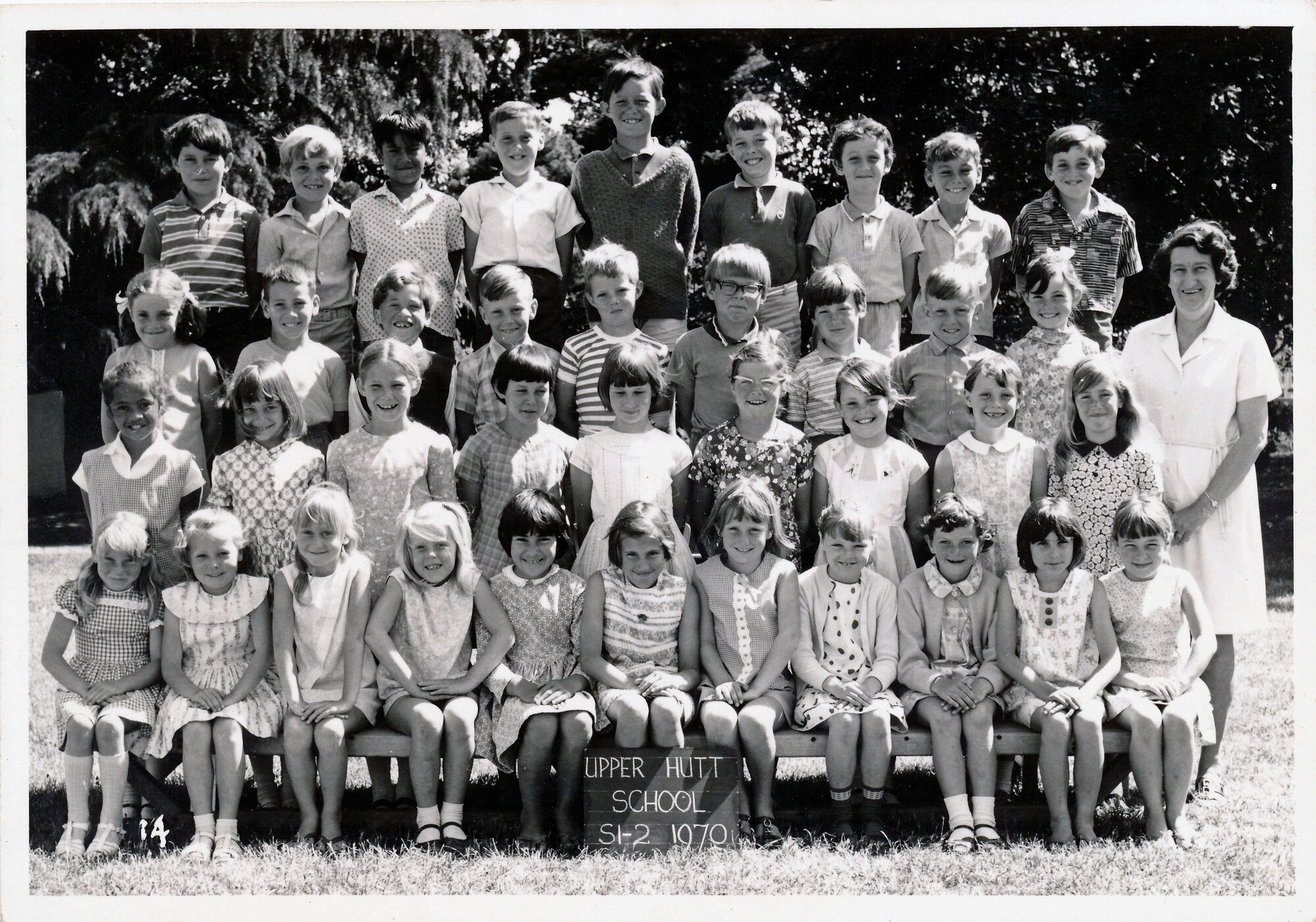 Upper Hutt School, Standard 1 and 2; 1970