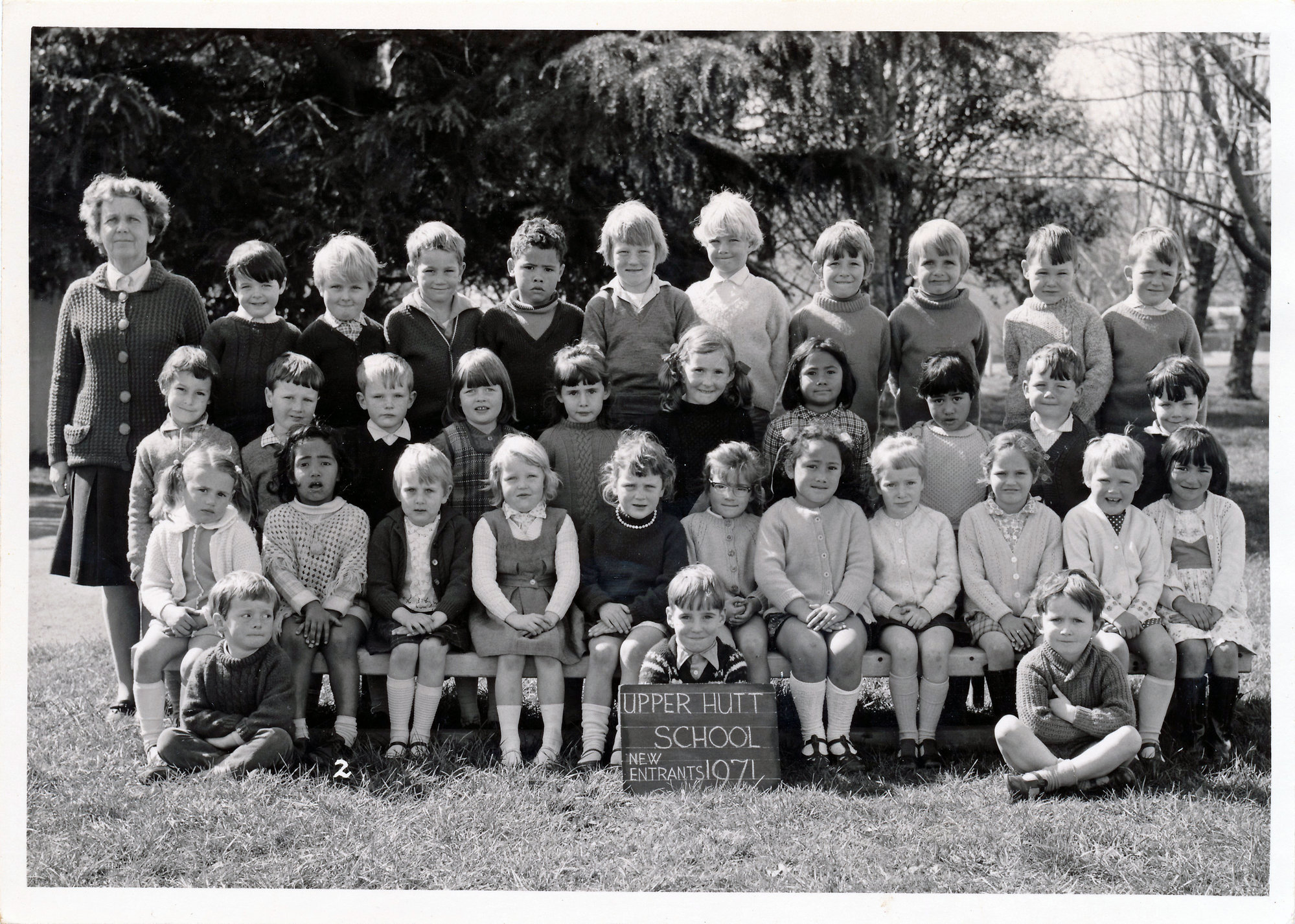 Upper Hutt School, New Entrants; 1971