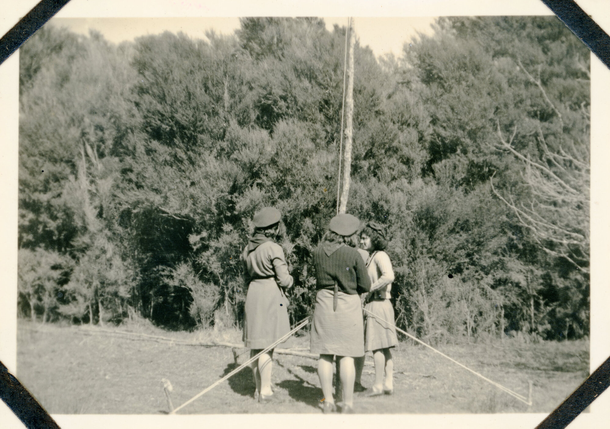 Pencarrow Province Girl Guide Camp at Wainuiomata; 1947