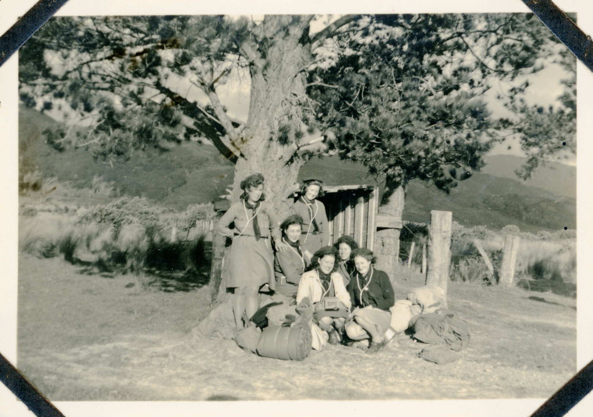 Pencarrow Province Girl Guide Camp at Wainuiomata; 1947