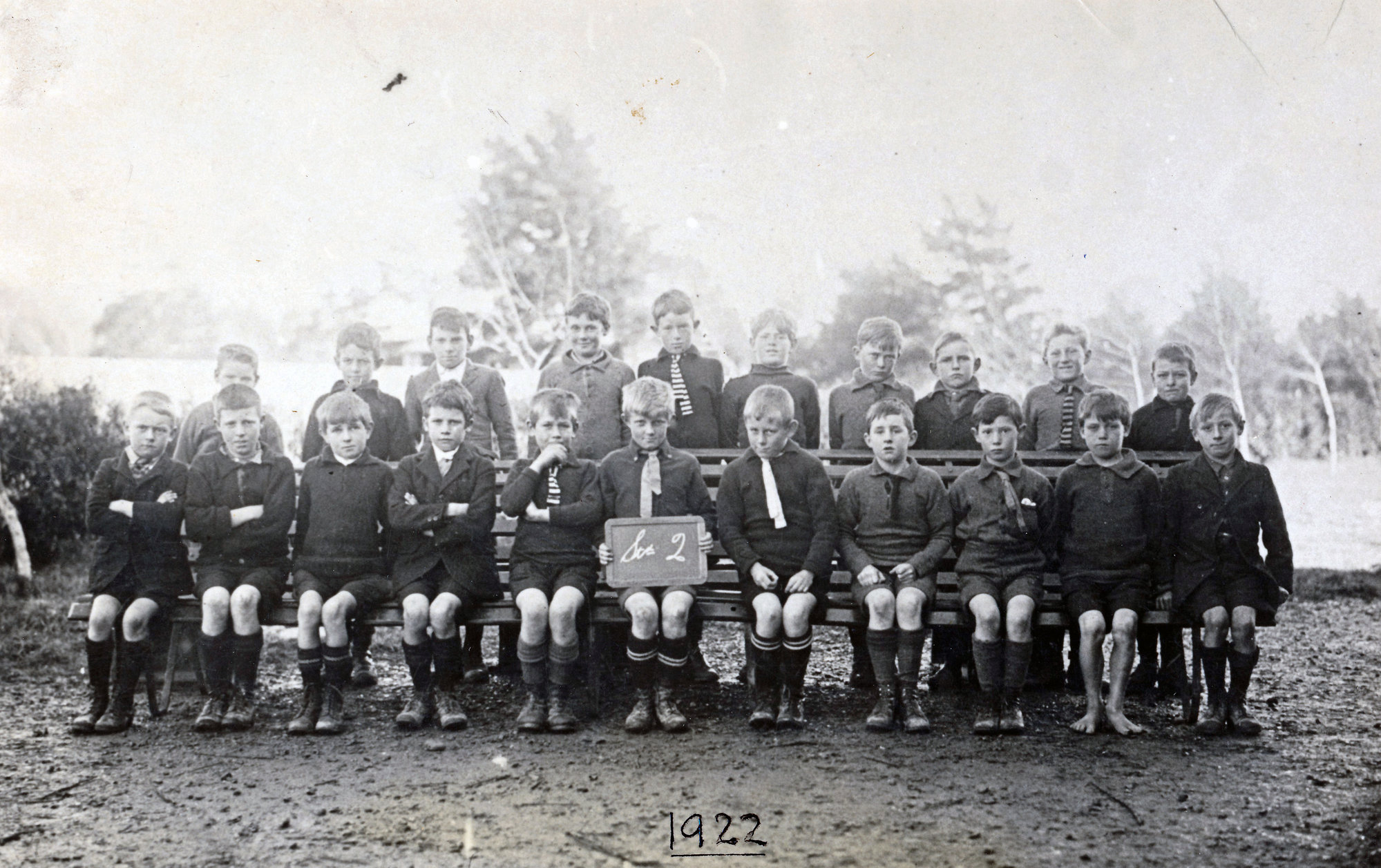 Upper Hutt School, Standard 2 boys; 1922